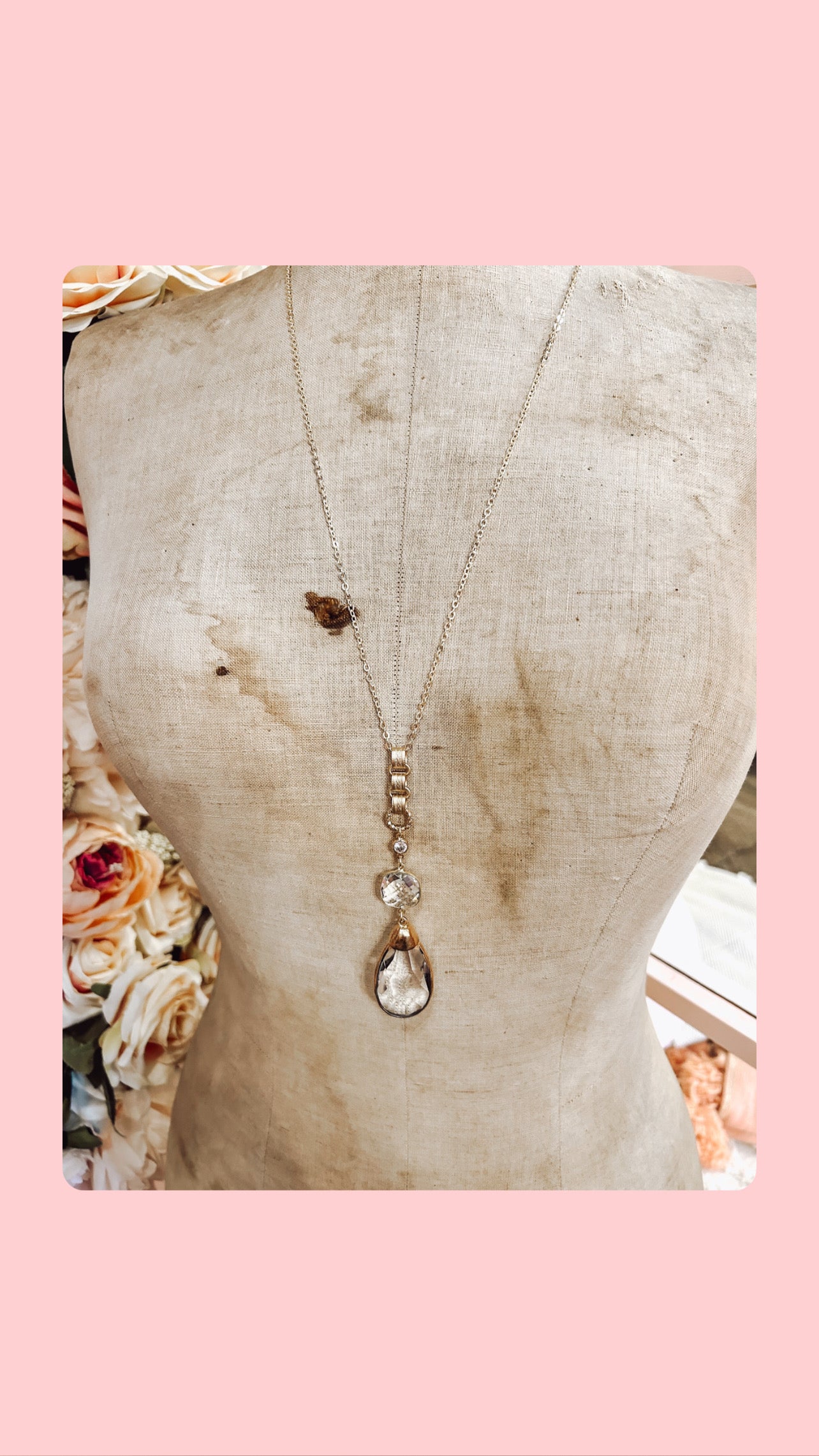 Chandelier Necklace Vintage Boutique Salon Jewelry Artisan