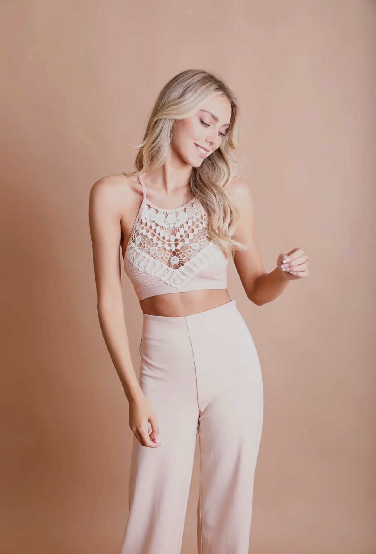 Crochet across Back Straps Top