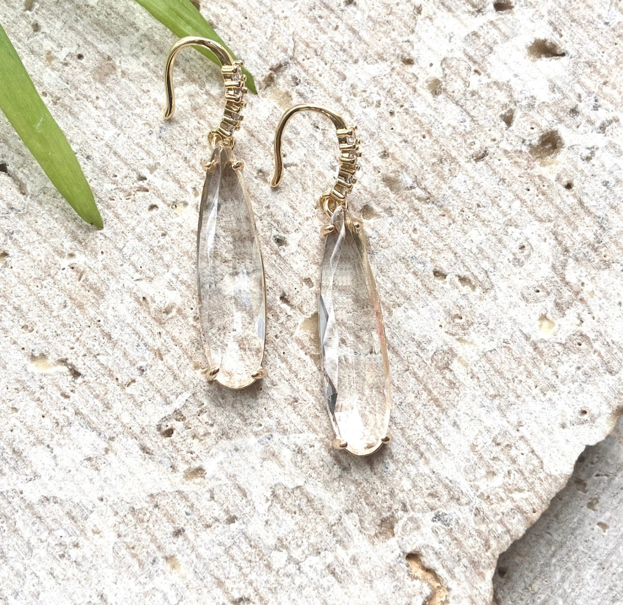 Crystal Teardrop earrings
