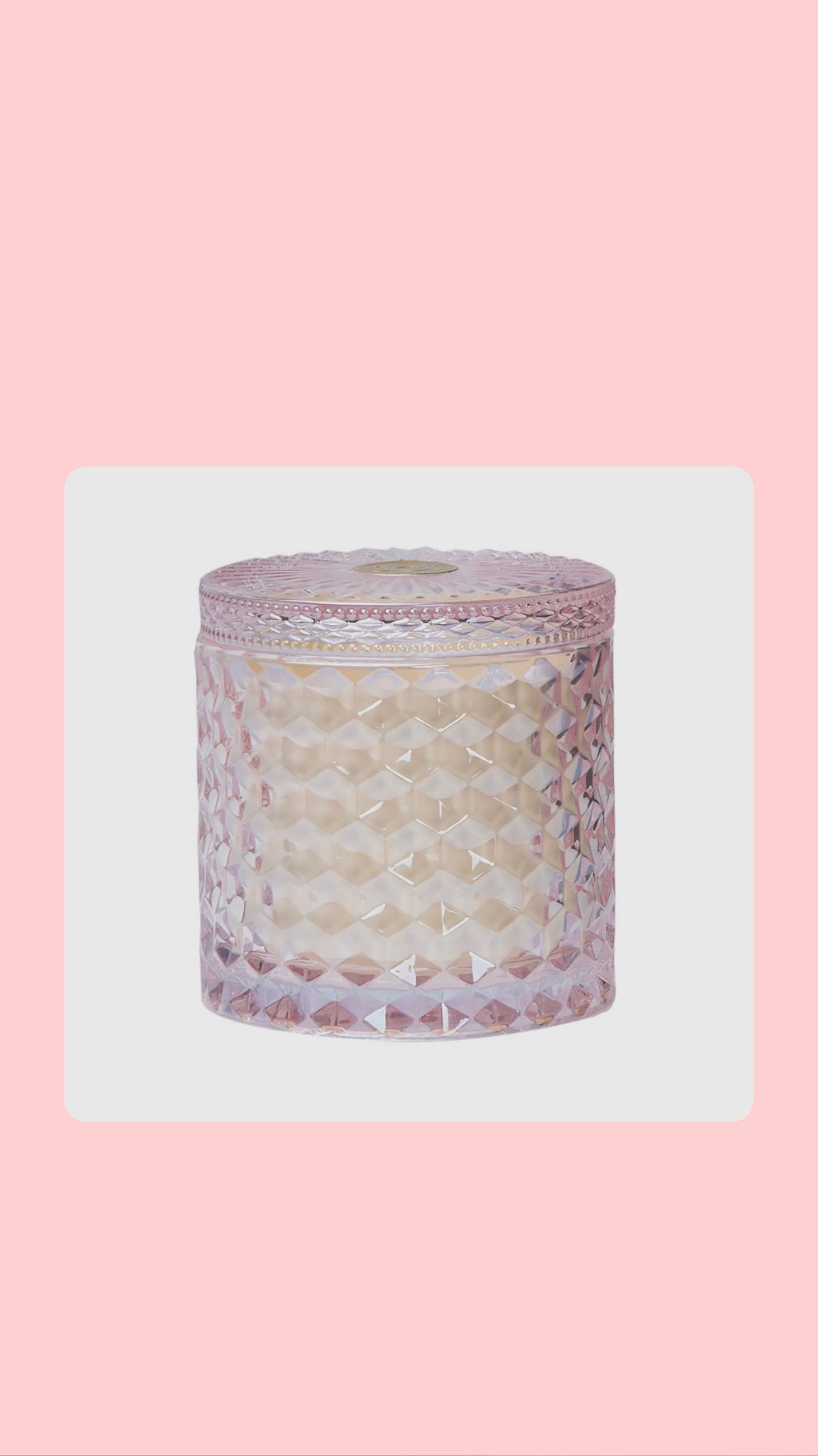 Peony Shimmer Candle 15oz
