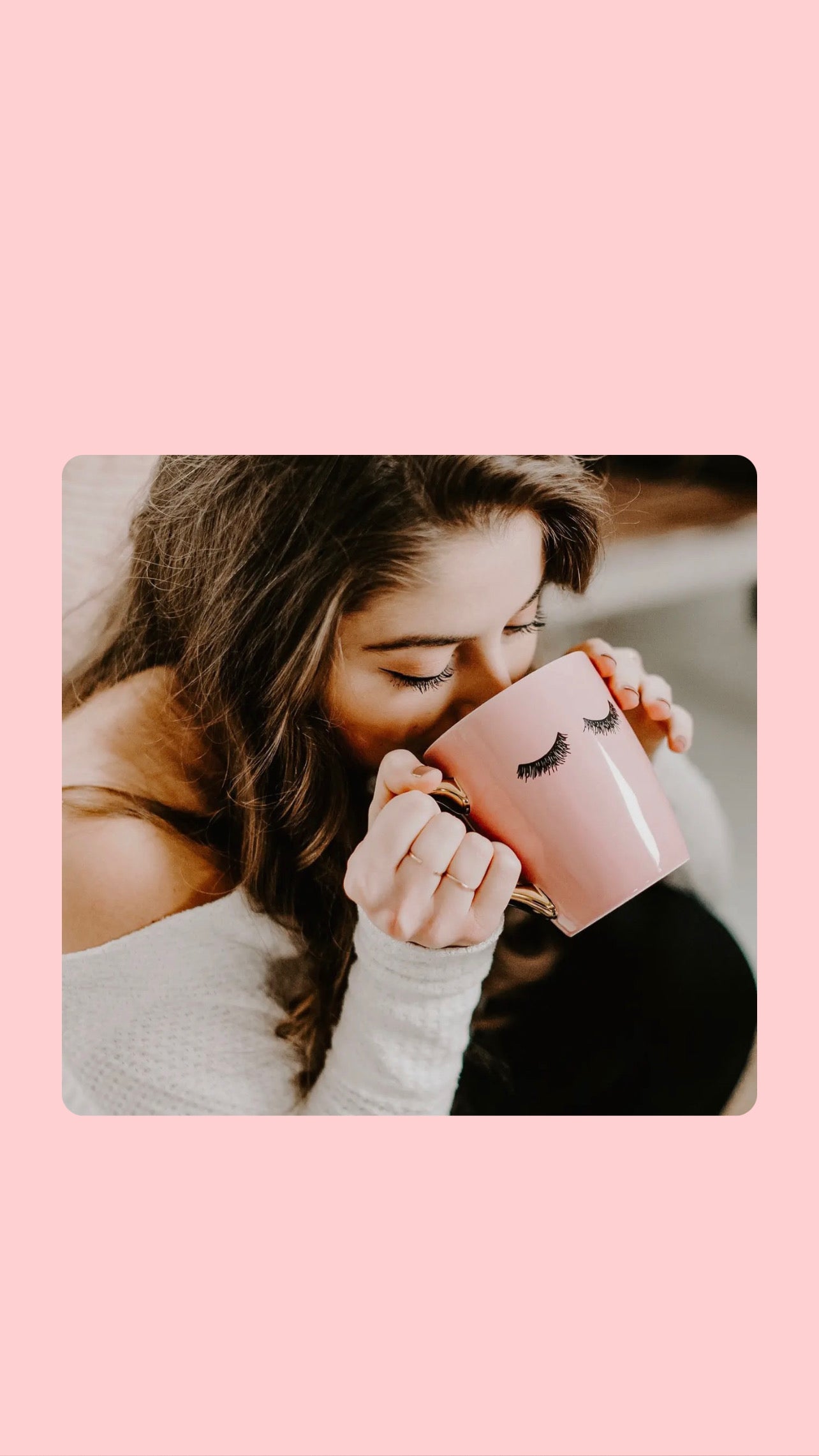 Eyelashes Coffee Mug
