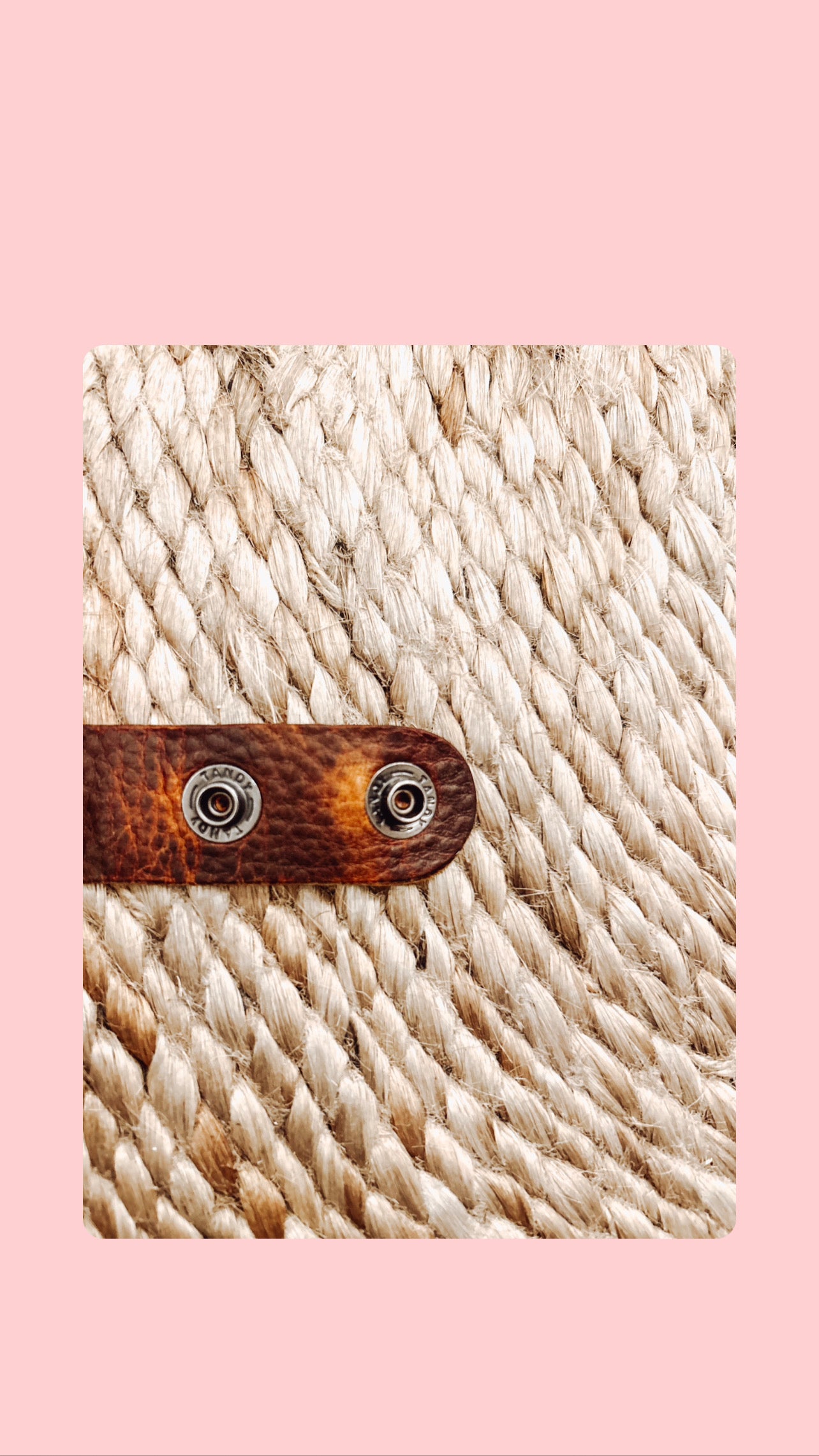 Leather Bless This Hot Mess bracelet
