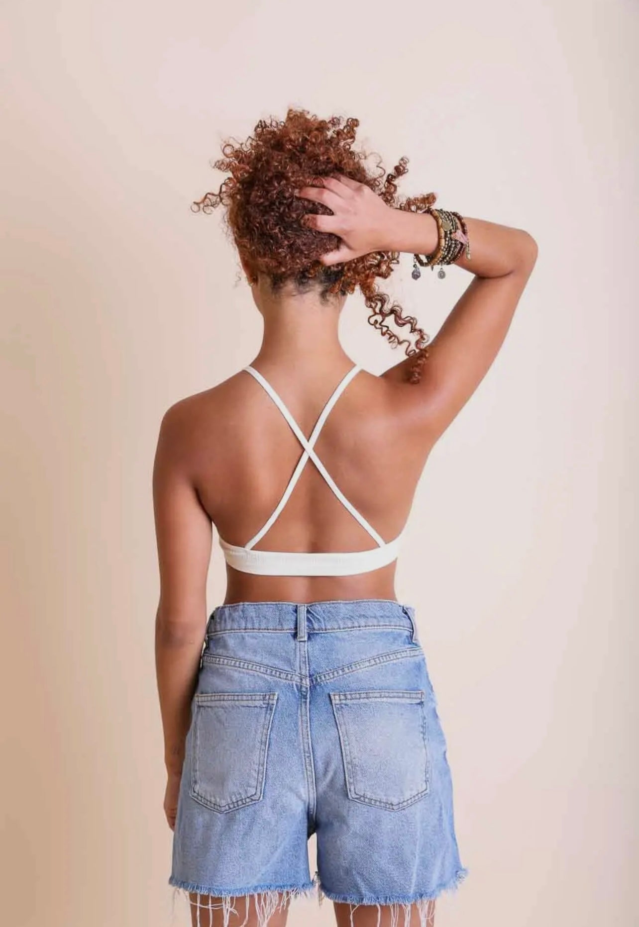 Crochet across Back Straps Top