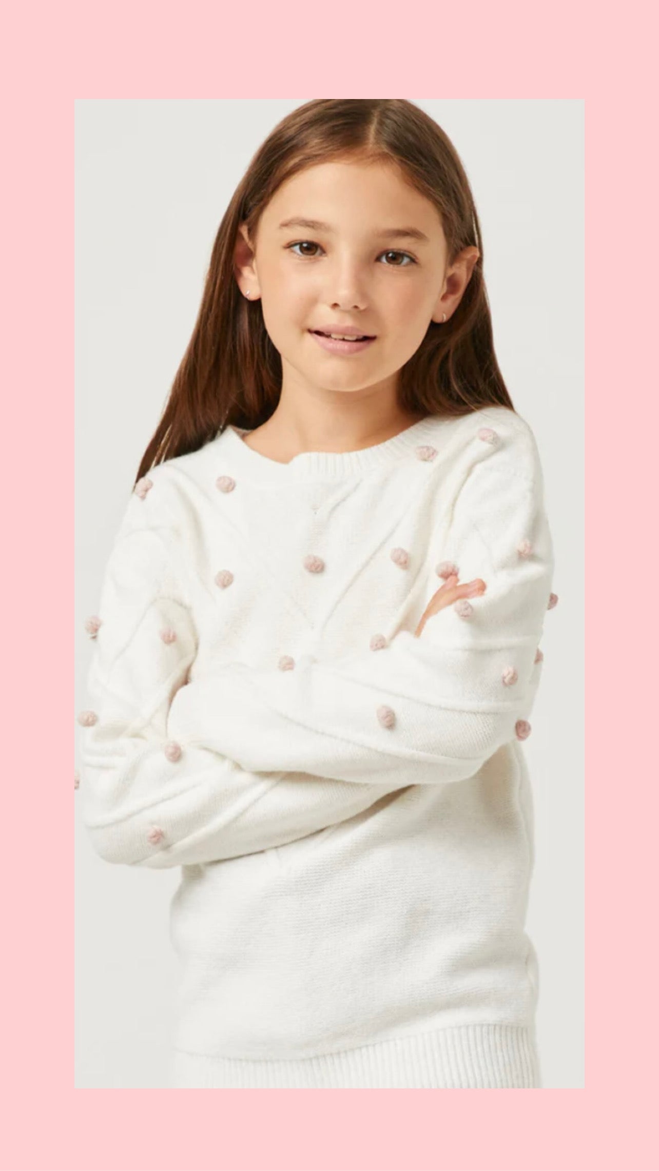 Pom Pom Sweater Top
