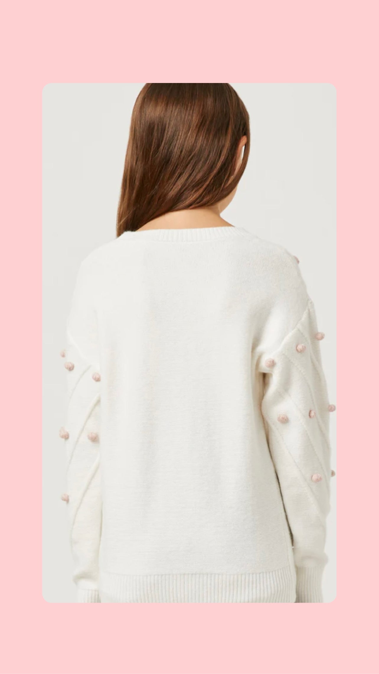 Pom Pom Sweater Top