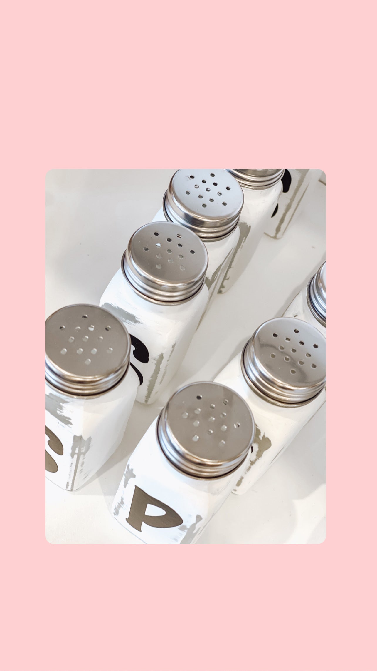 Farmhouse Salt & Pepper Shakers set