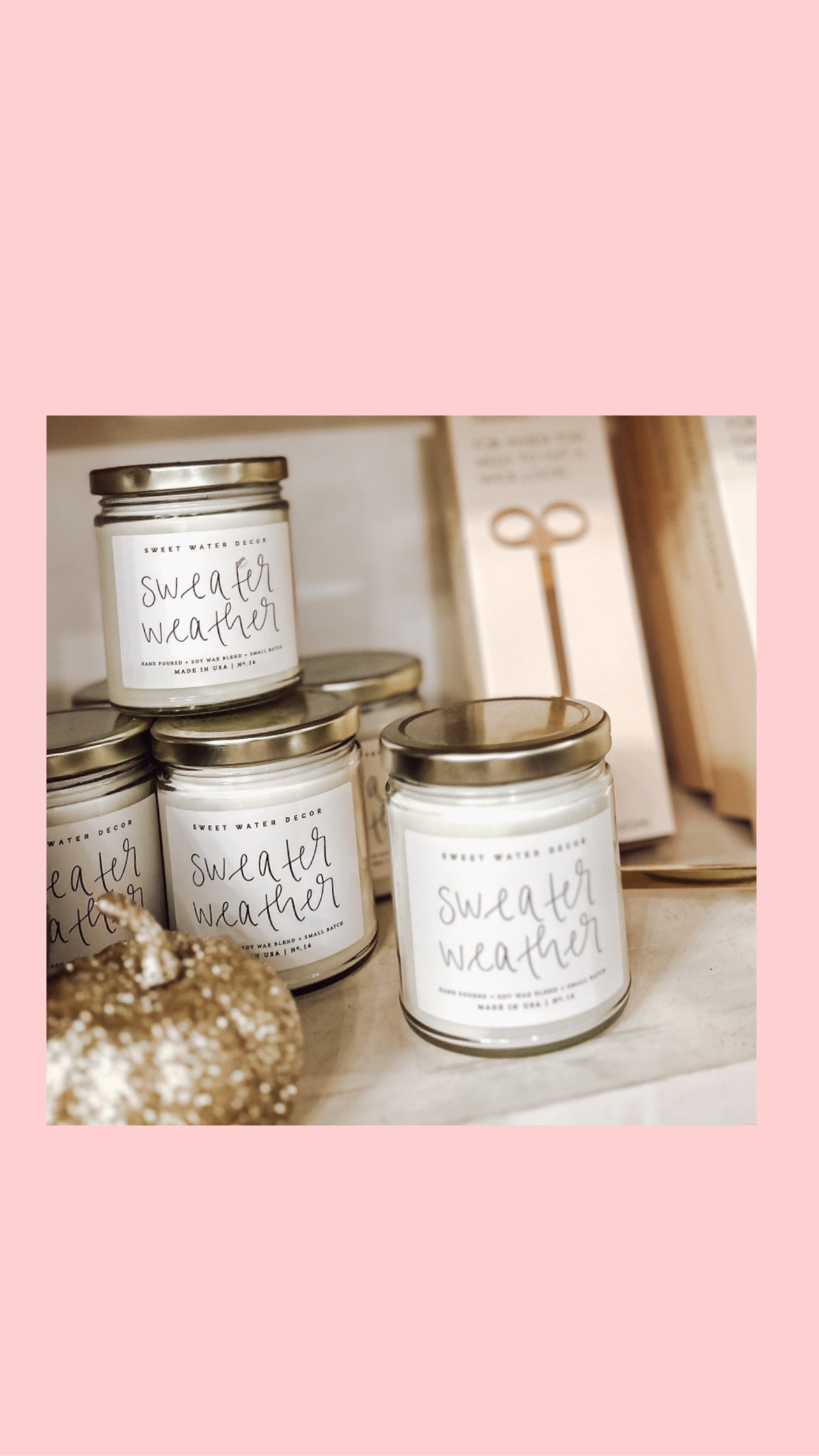 Sweater weather candle