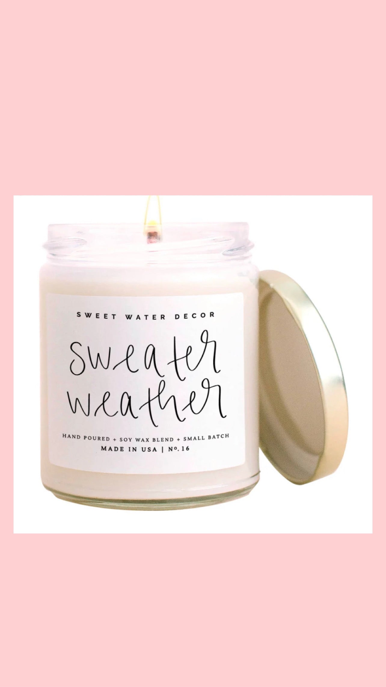 Sweater weather candle