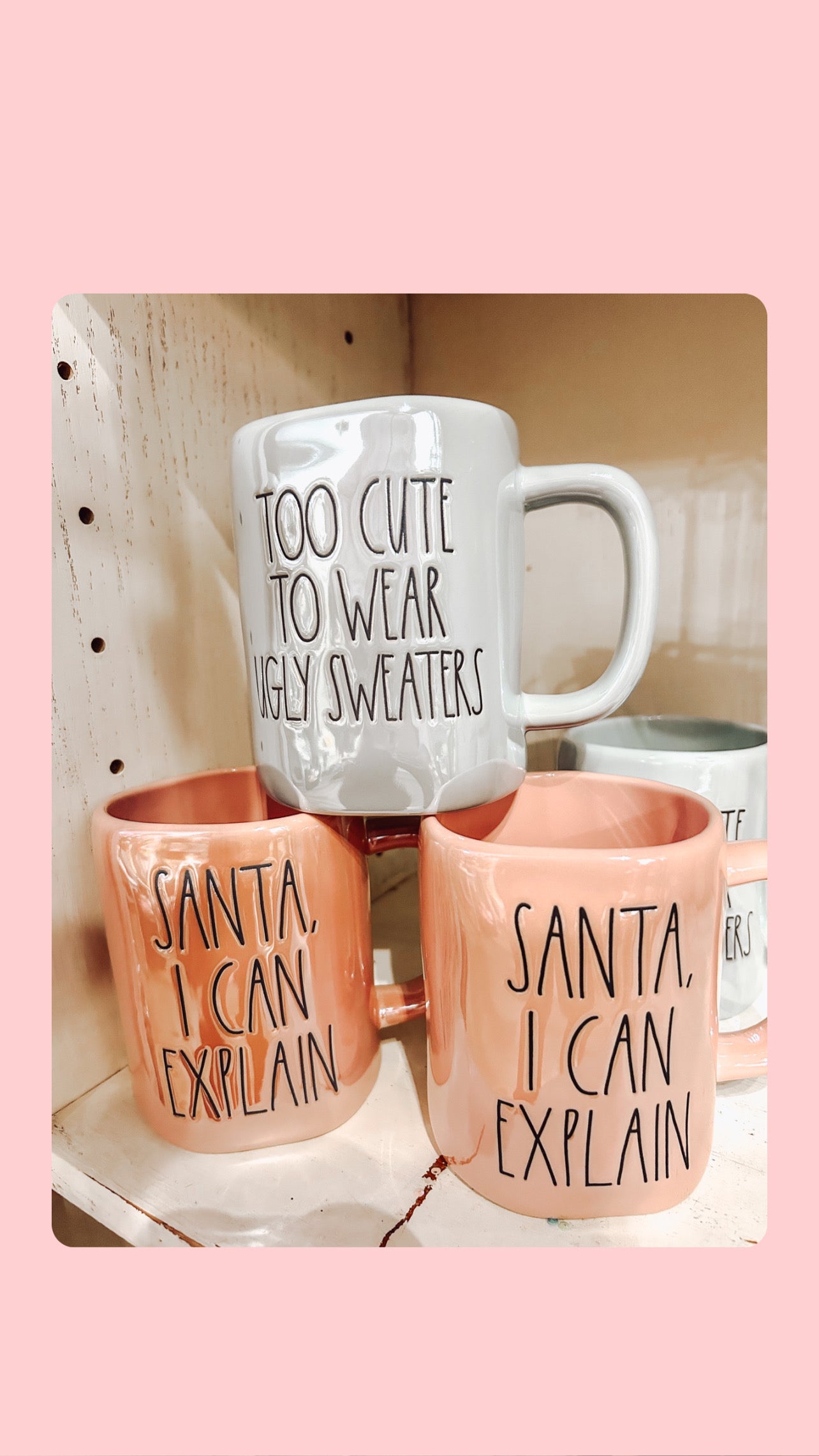 Holiday mugs ￼