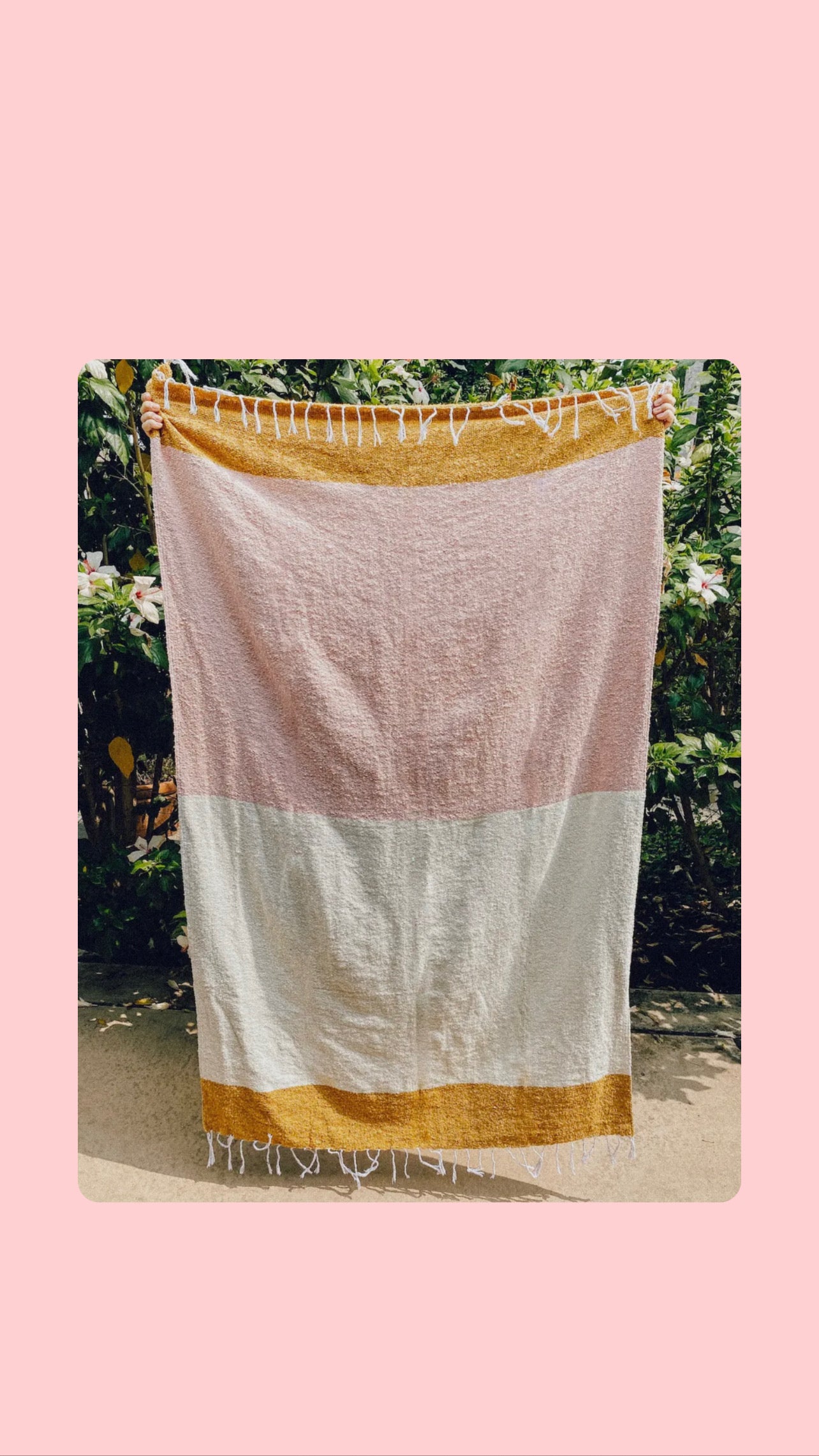 Sunrise - Sustainable Recycled Throw Blanket