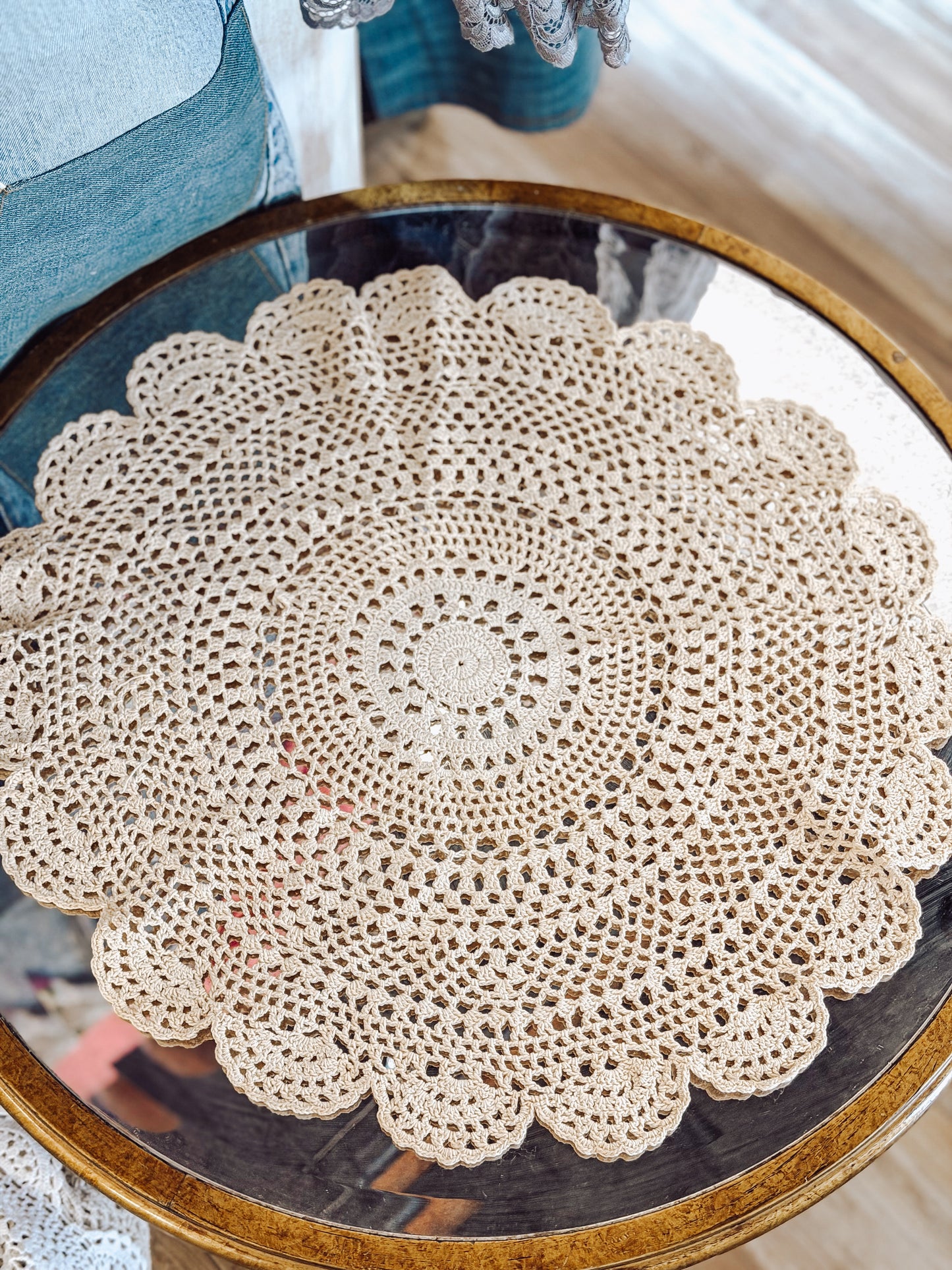 Vintage Lace Dolly