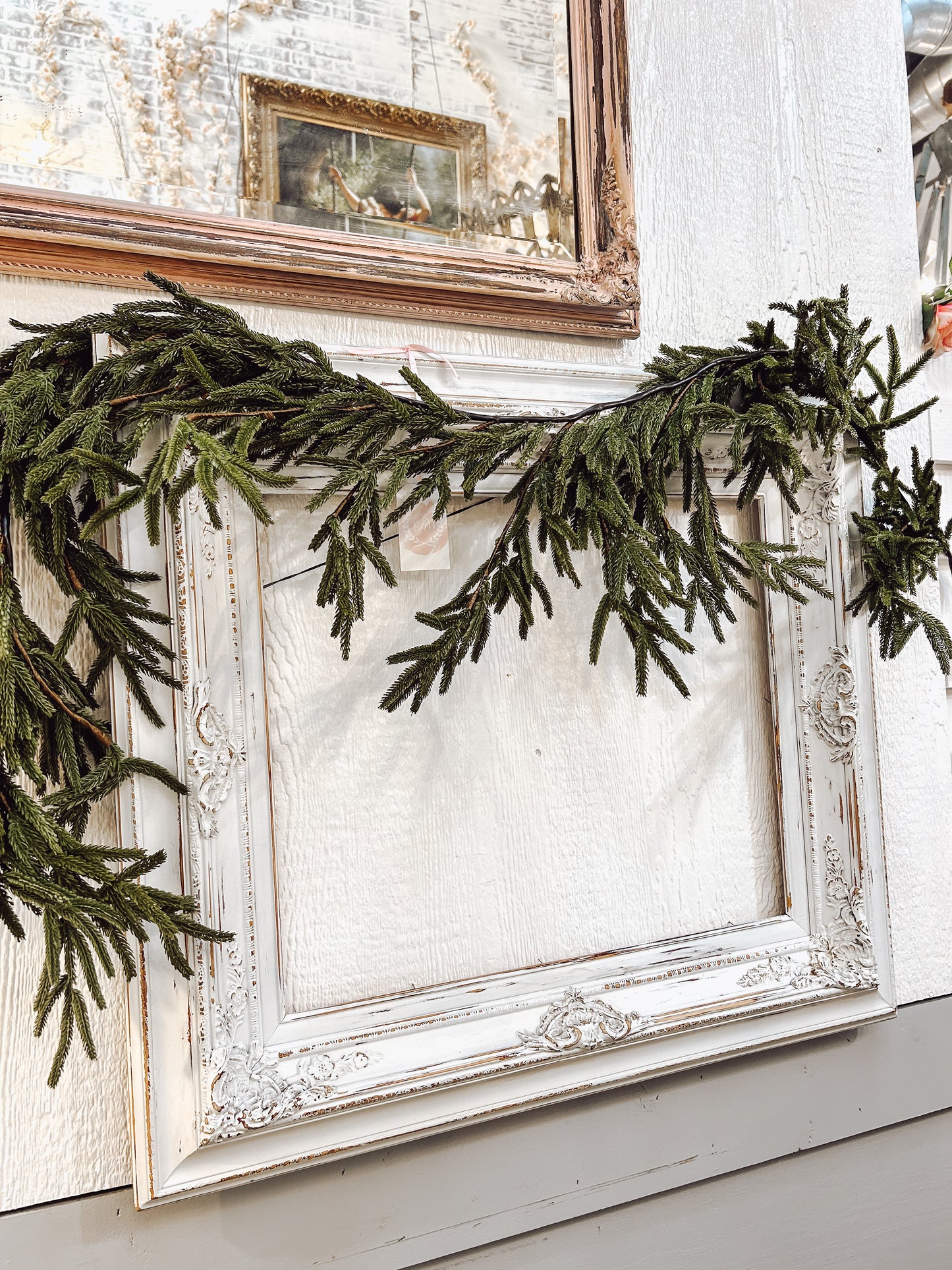Norfolk Pine Garland Real Touch - 6ft