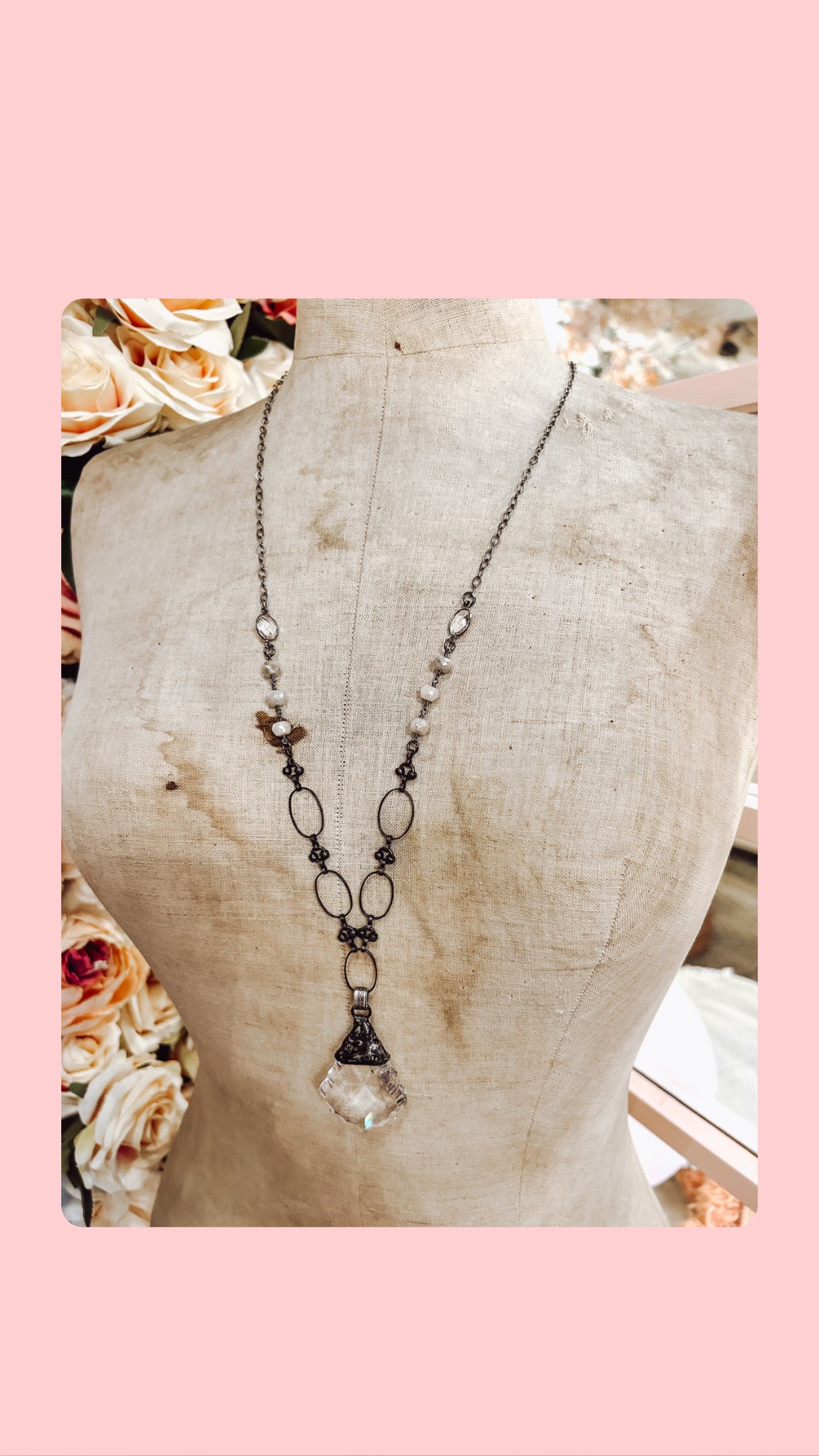 Vintage Artisan Handmade Jewelry Chandelier Boutique