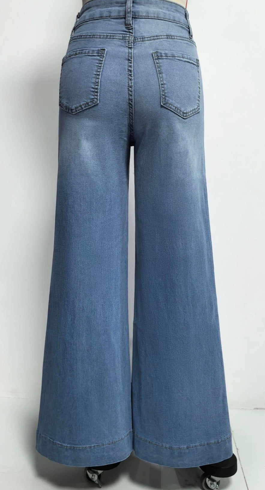 Classic High Rise Wide Leg Jeans