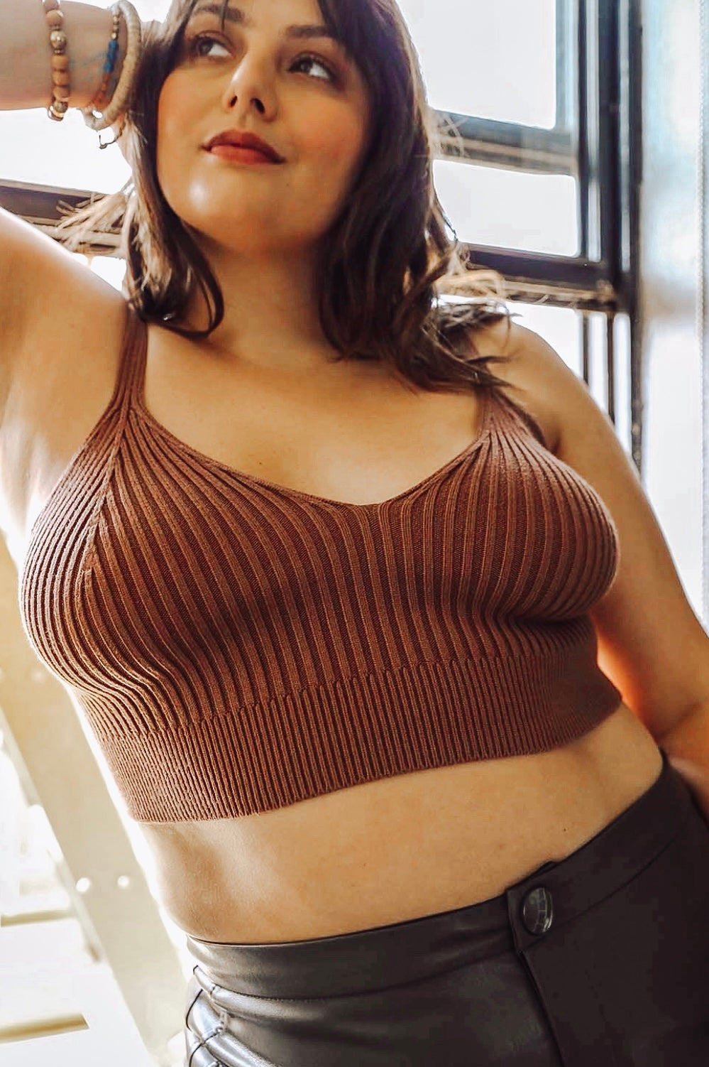 Rib Knit Lounge Top