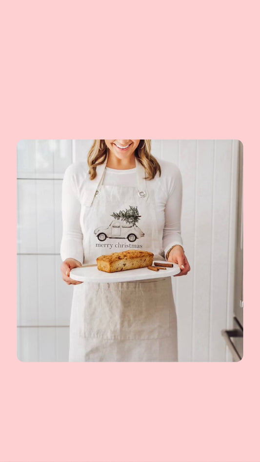 Merry Christmas Tree Bug Apron