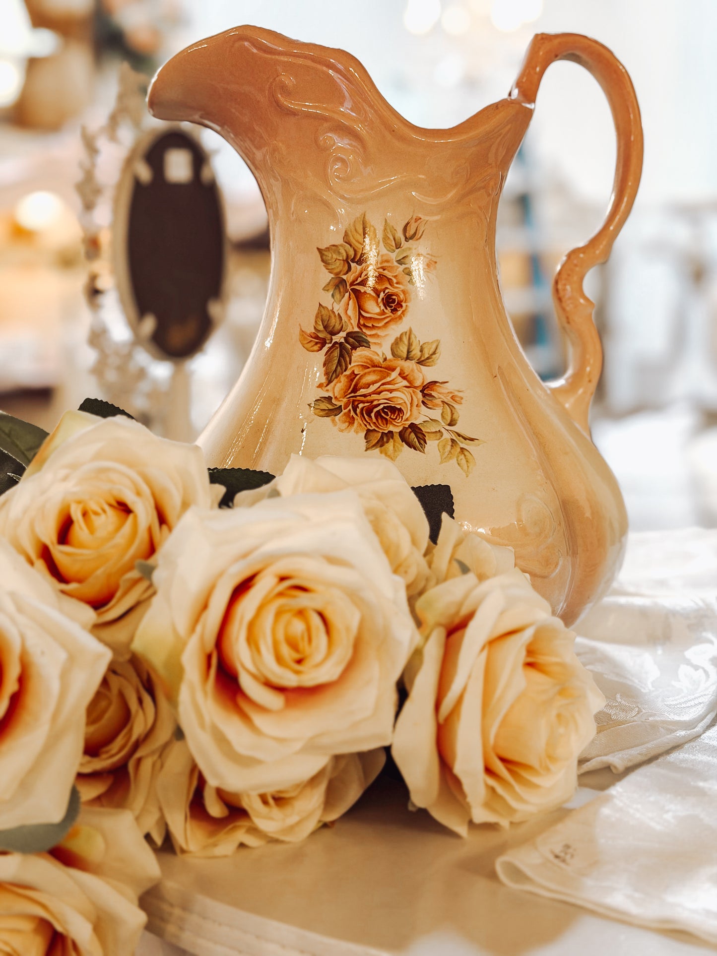 Floral Pitcher from England