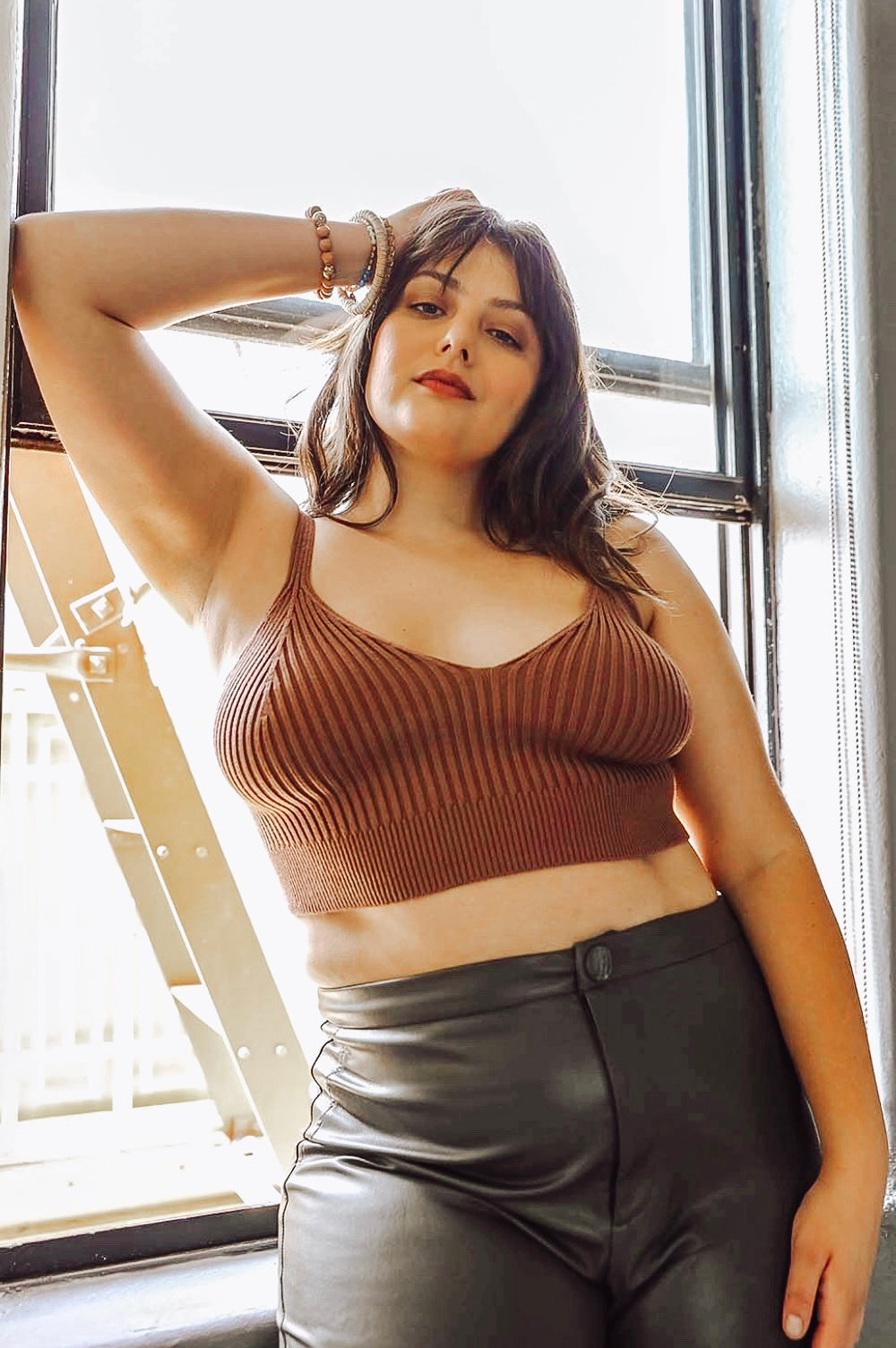 Rib Knit Lounge Top