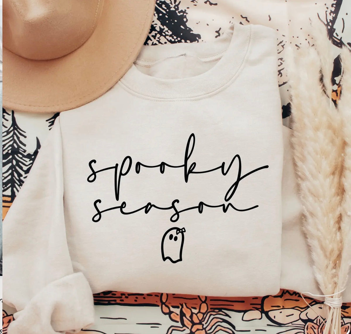 Spooky Season Ghost Sweatshirt