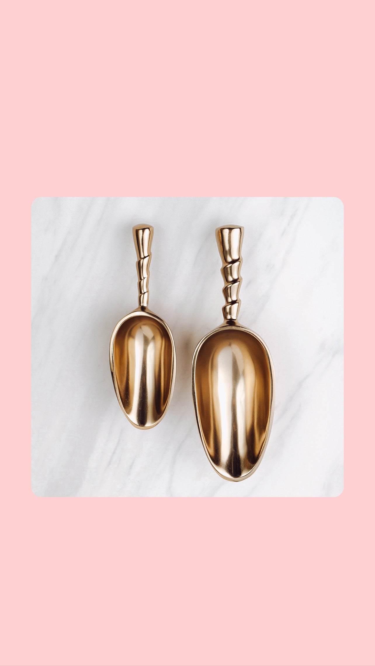 Gilded Small Ice Scoop