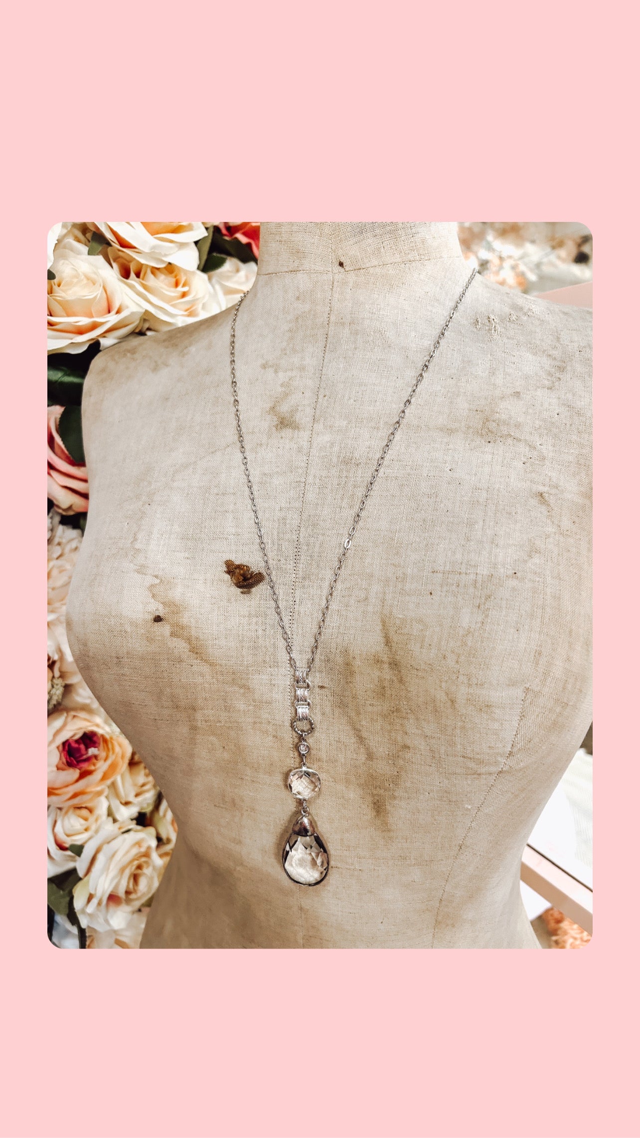 Chandelier Necklace Vintage Boutique Salon Jewelry Artisan