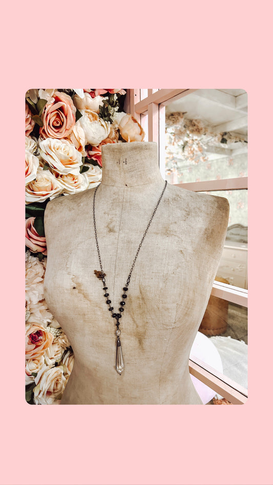 Vintage Chandelier Soldered Necklace Boutique Salon Jewelry
