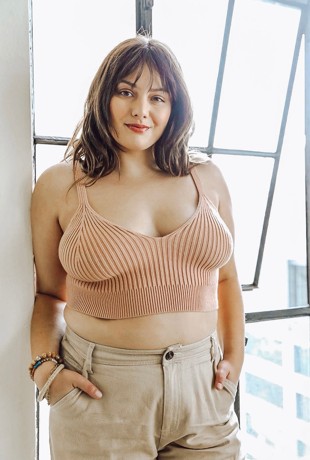 Rib Knit Lounge Top