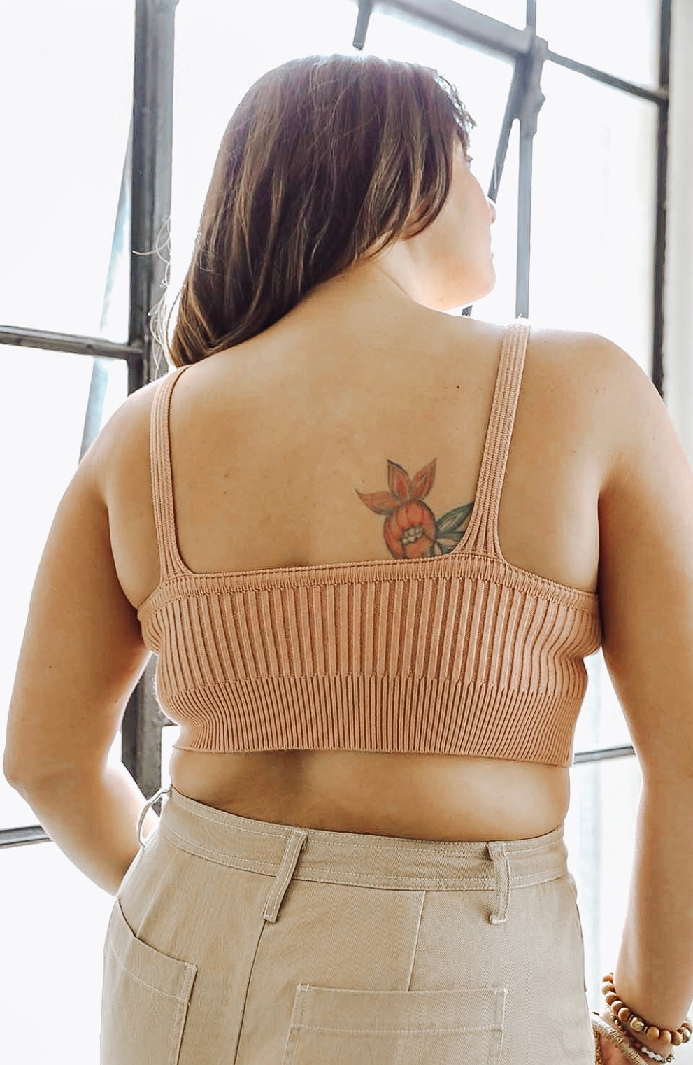 Rib Knit Lounge Top