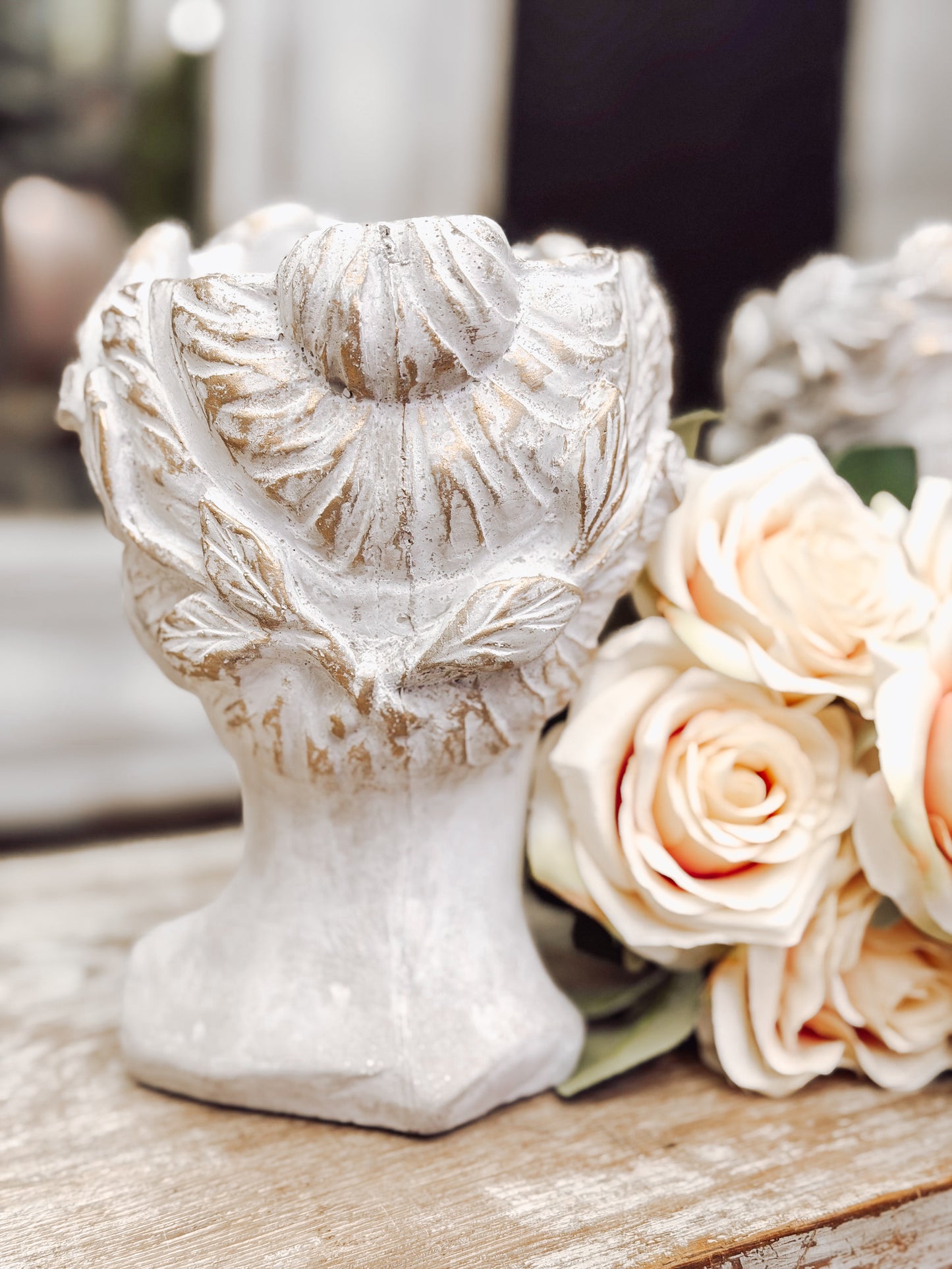 Large Women Head Planter