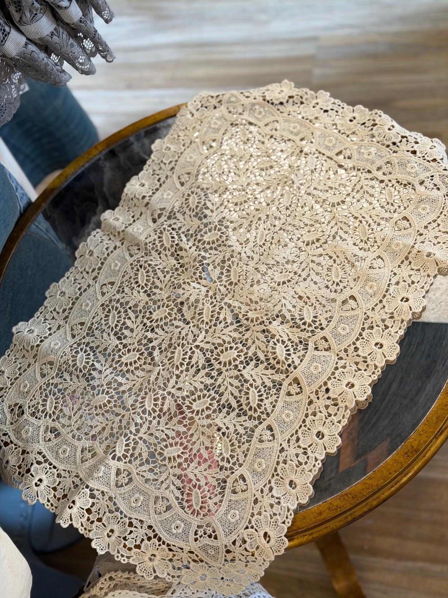 Vintage Lace Dolly