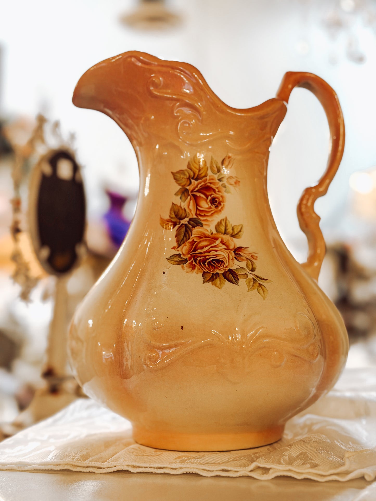 Floral Pitcher from England