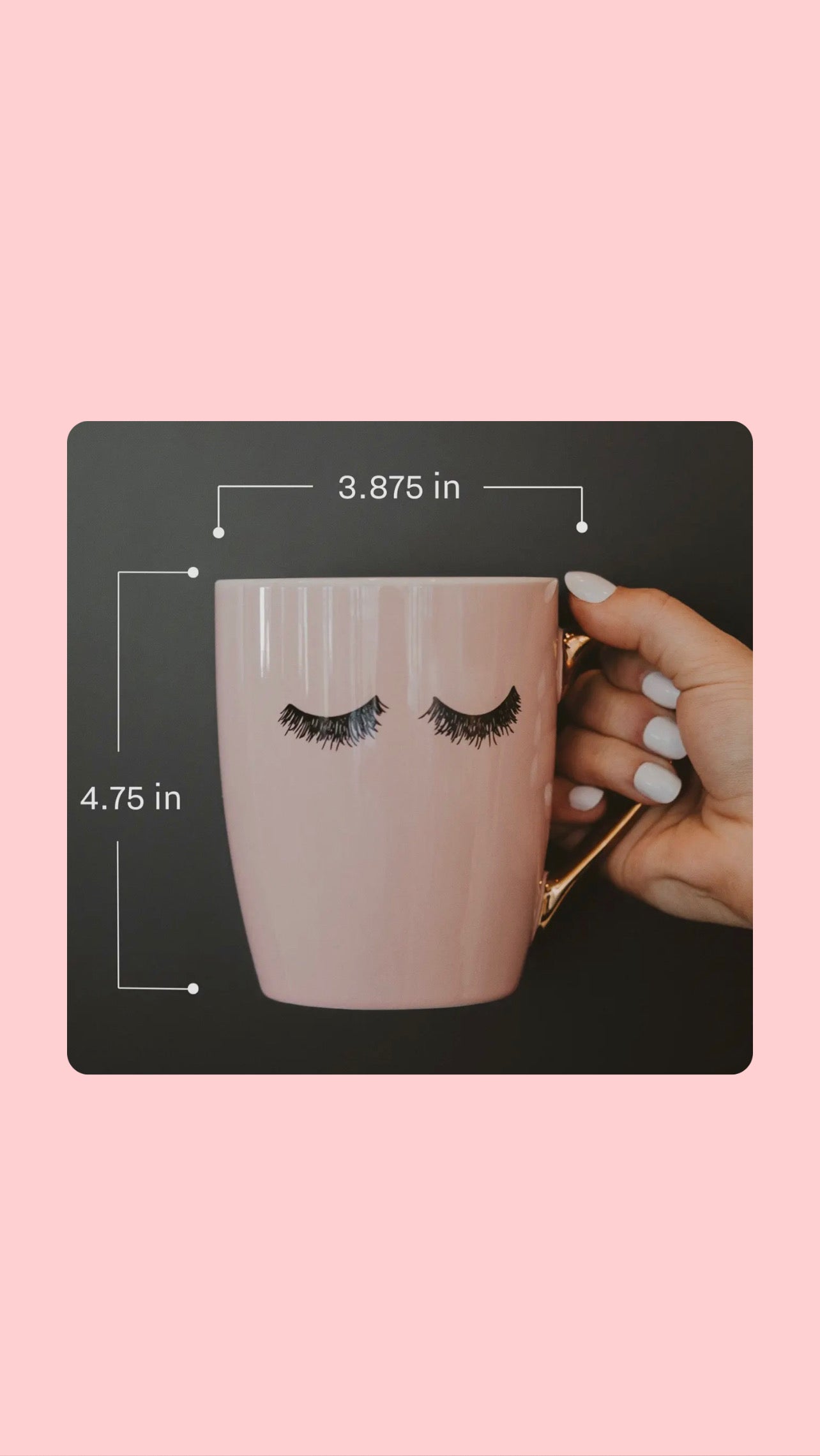 Eyelashes Coffee Mug