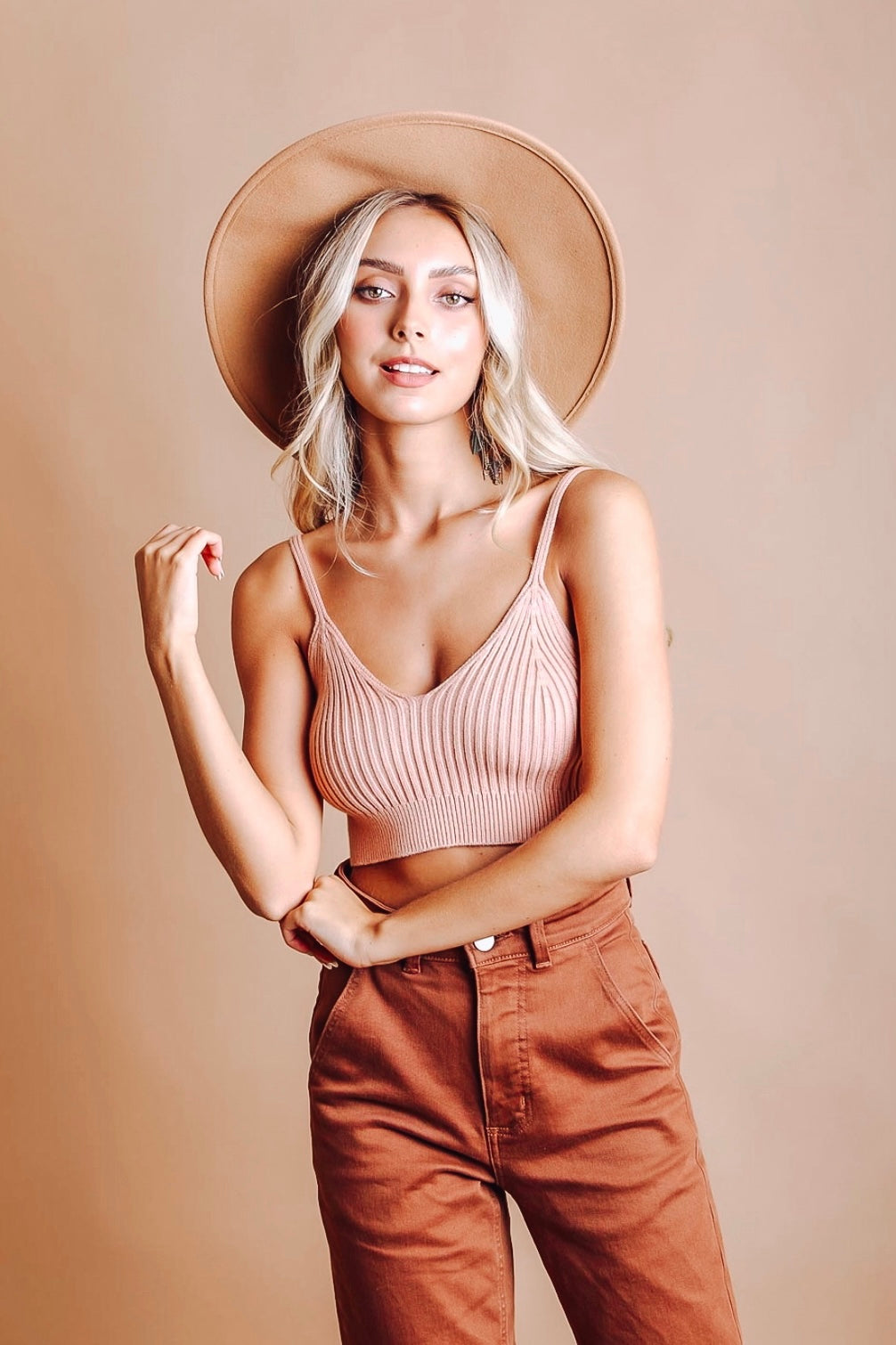 Rib Knit Lounge Top