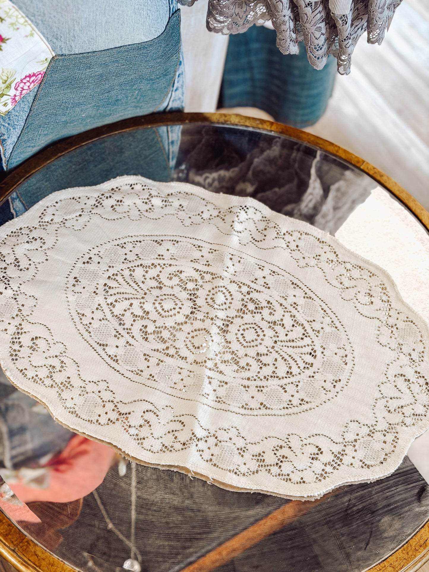 Vintage Lace Dolly