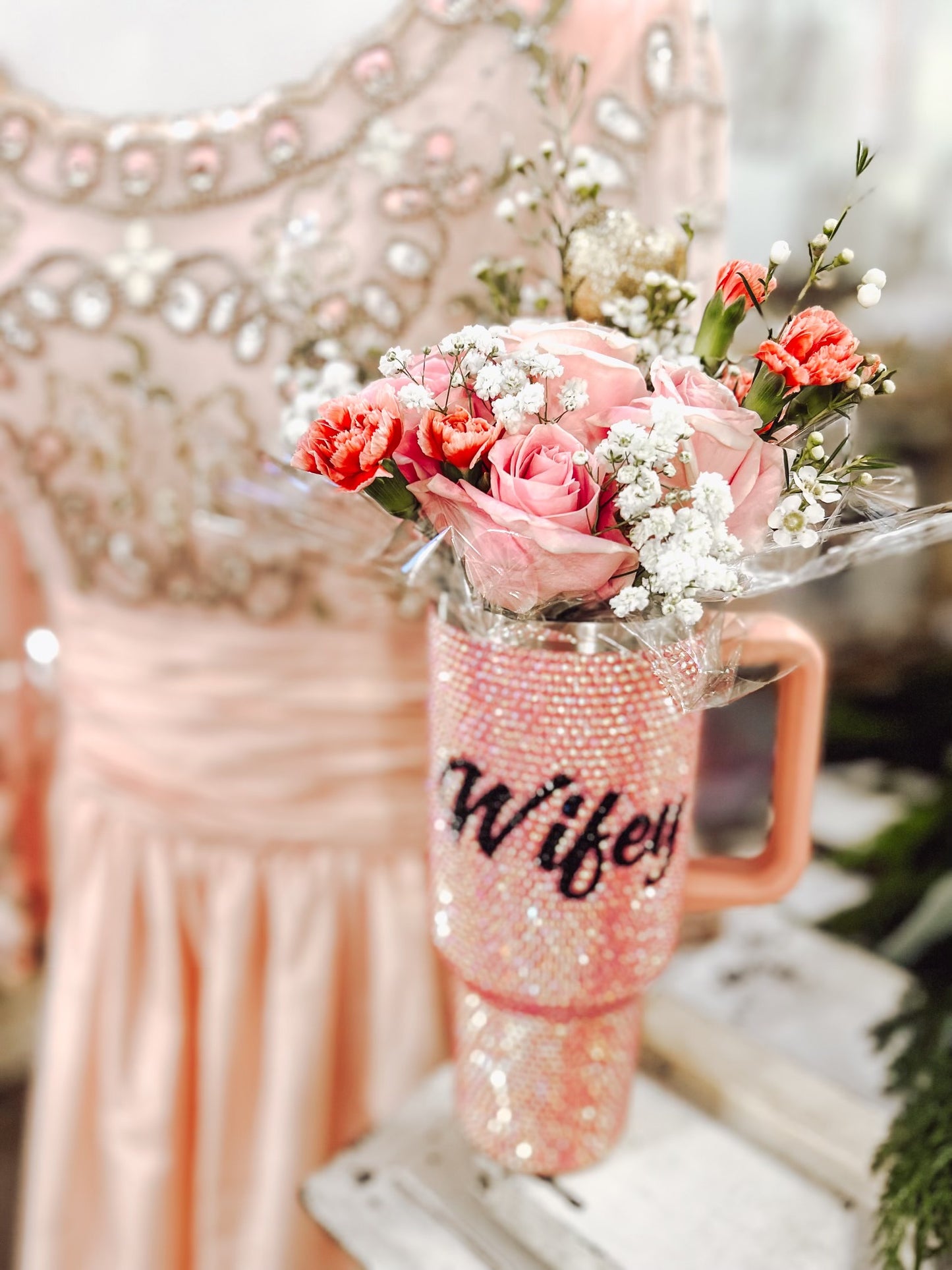 Wifey Floral cup