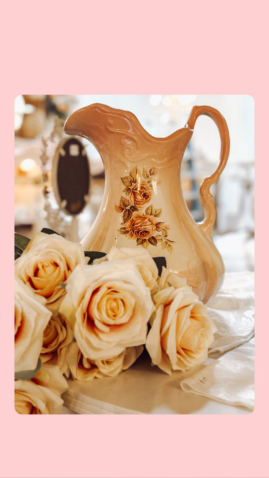 Floral Pitcher from England