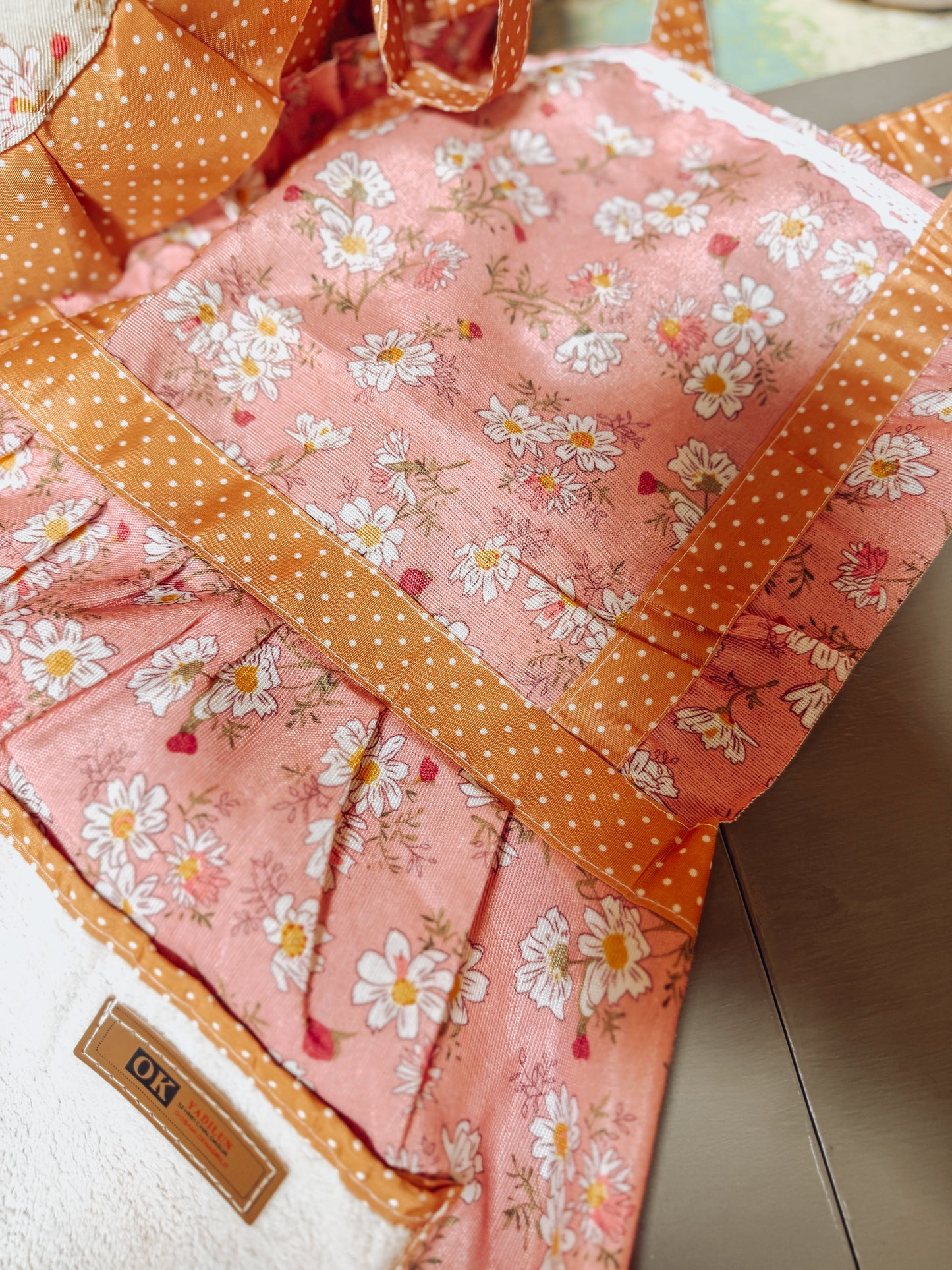 Floral Princess Cotton Kitchen Apron