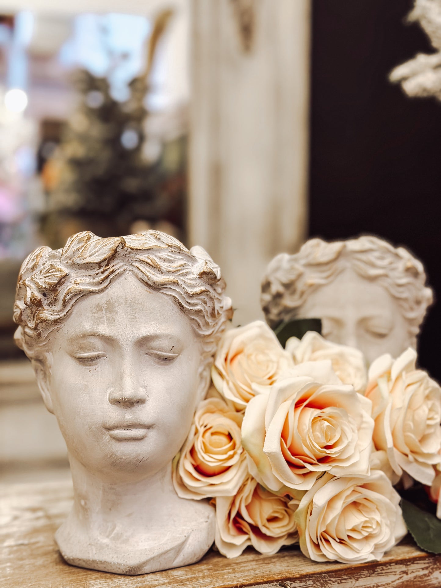 Large Women Head Planter