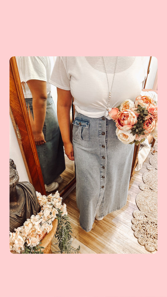 Jean Skirt
