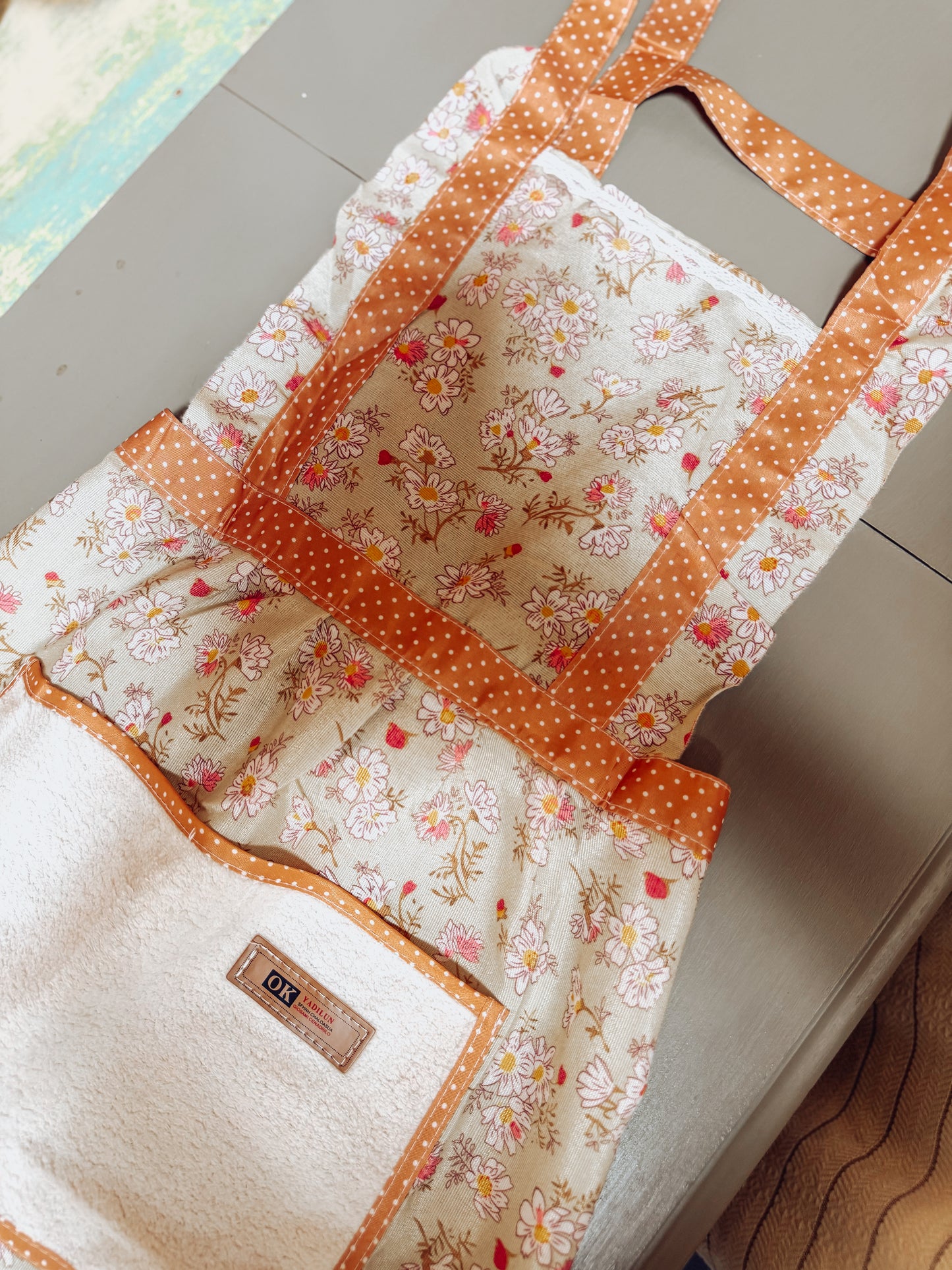 Floral Princess Cotton Kitchen Apron