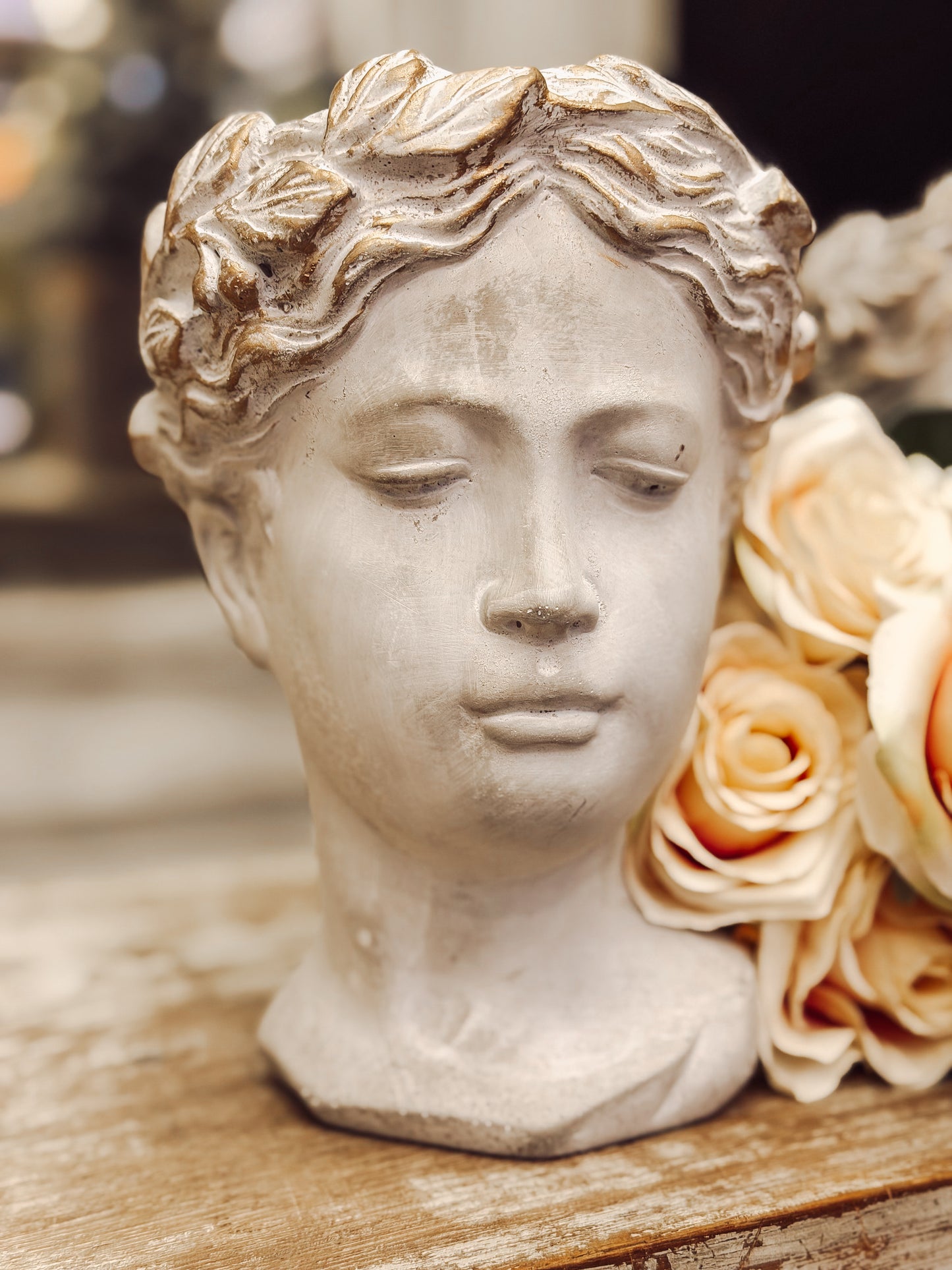 Large Women Head Planter