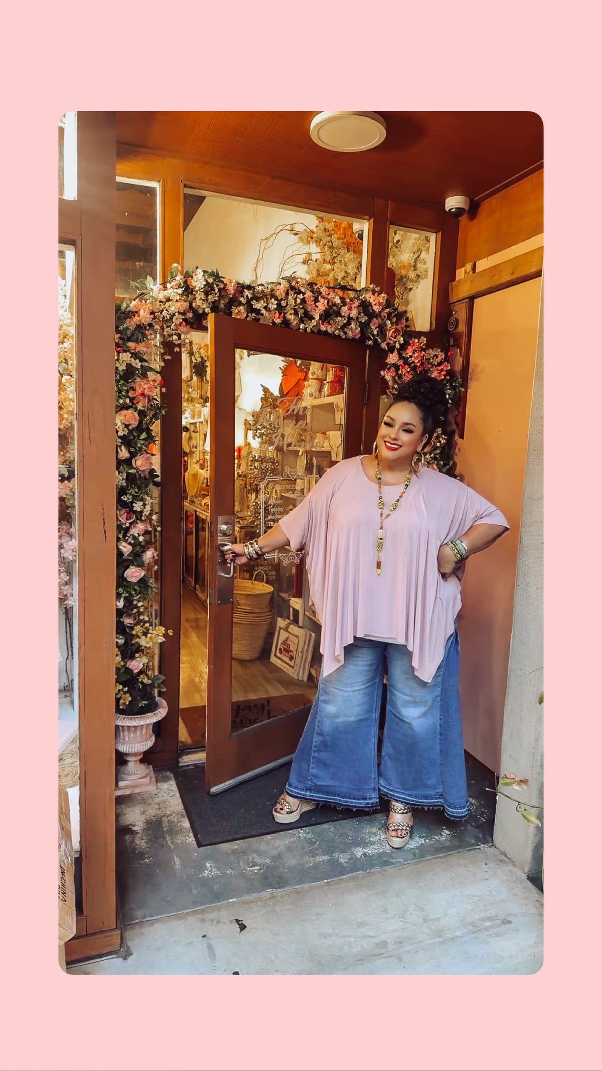 Classic High Rise Wide Leg Jeans