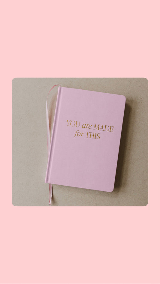You Are Made For This Fabric Journal