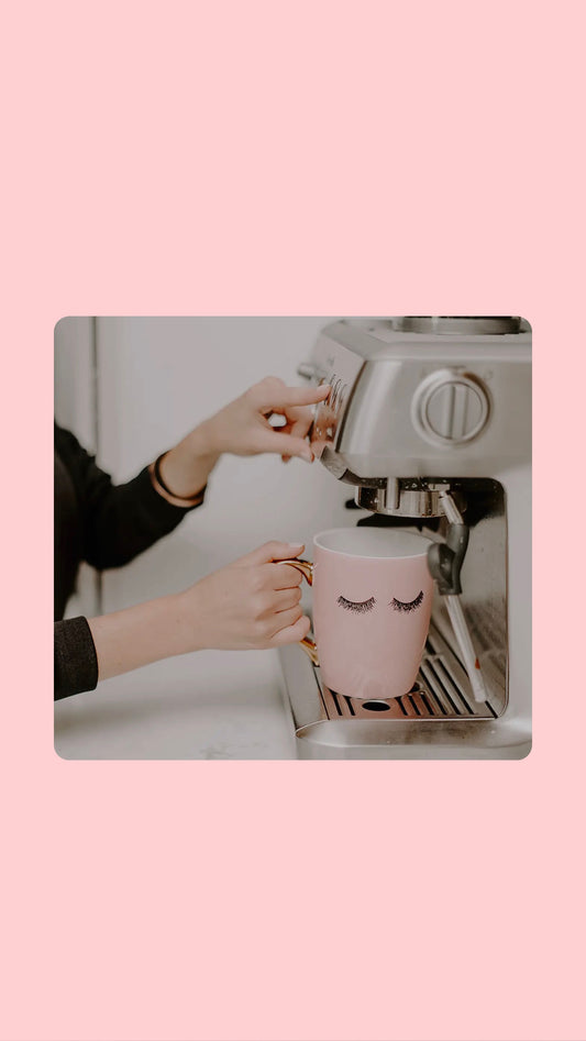 Eyelashes Coffee Mug