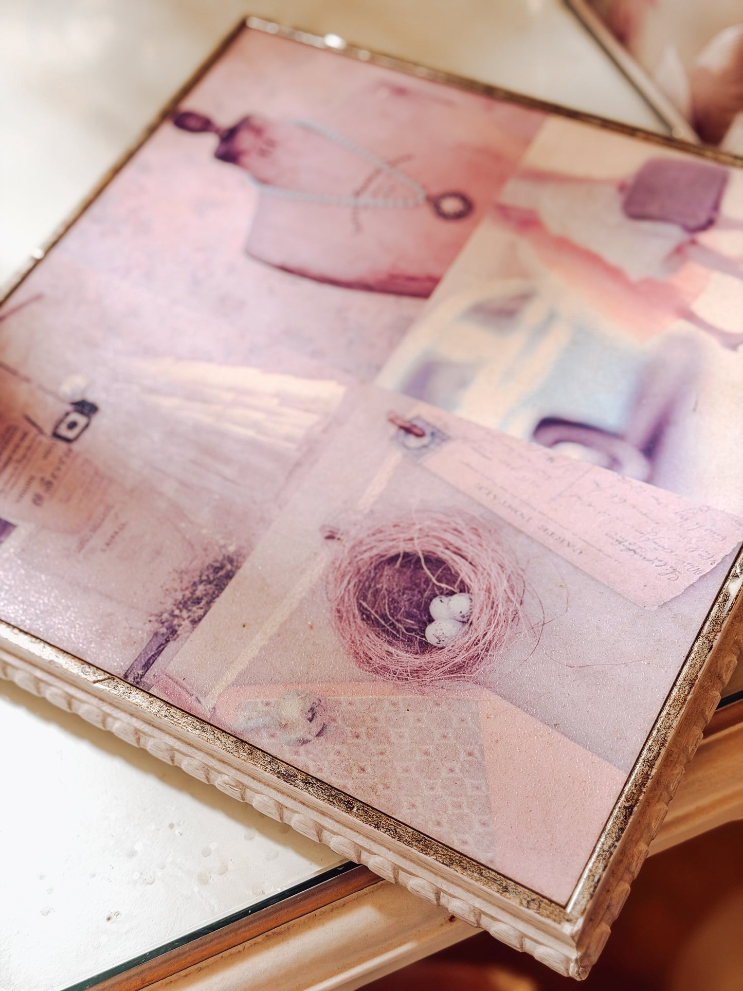 Vintage Spring Collage Wall Art