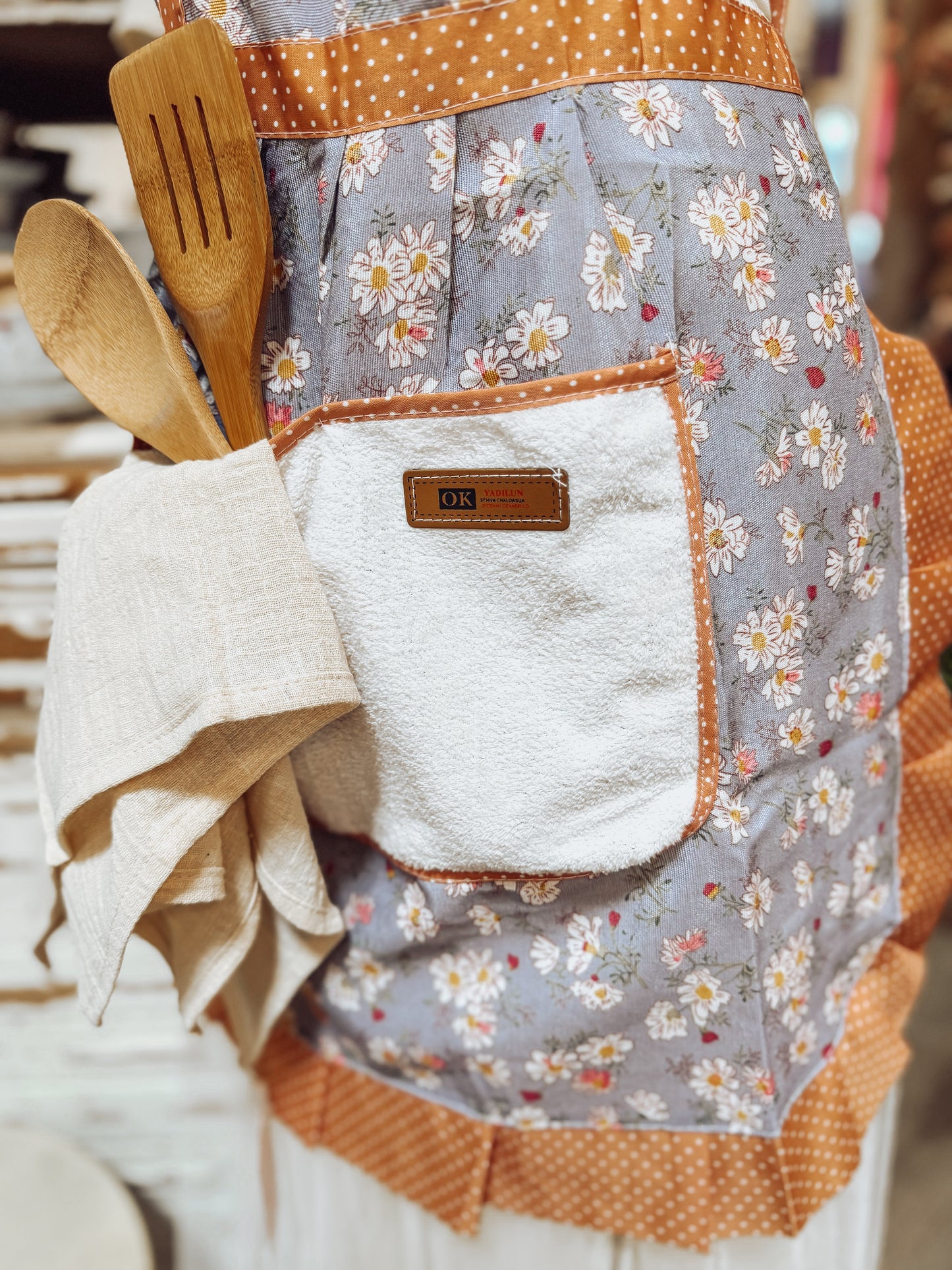 Floral Princess Cotton Kitchen Apron