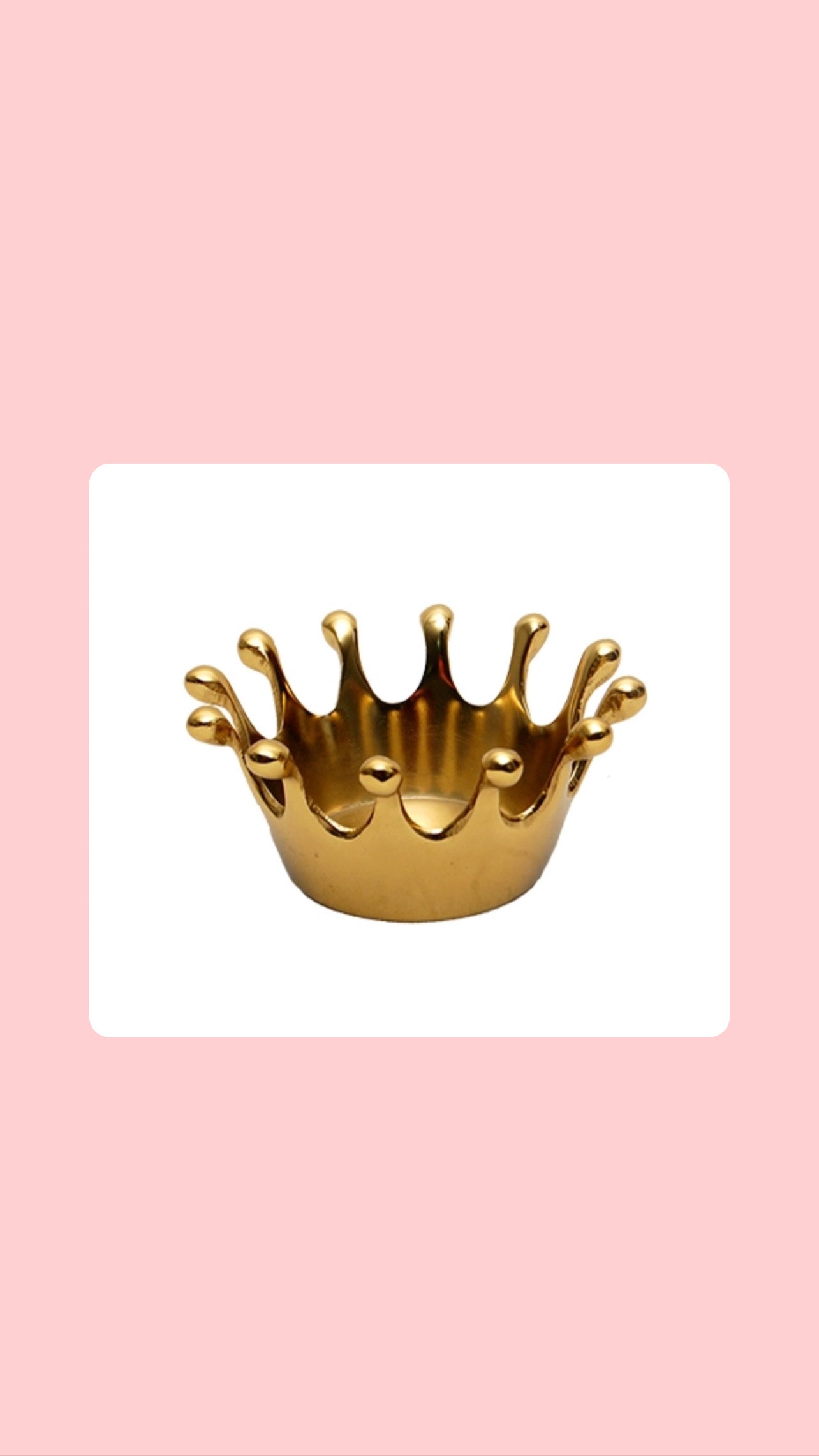 Gold Crown Bottle Holder