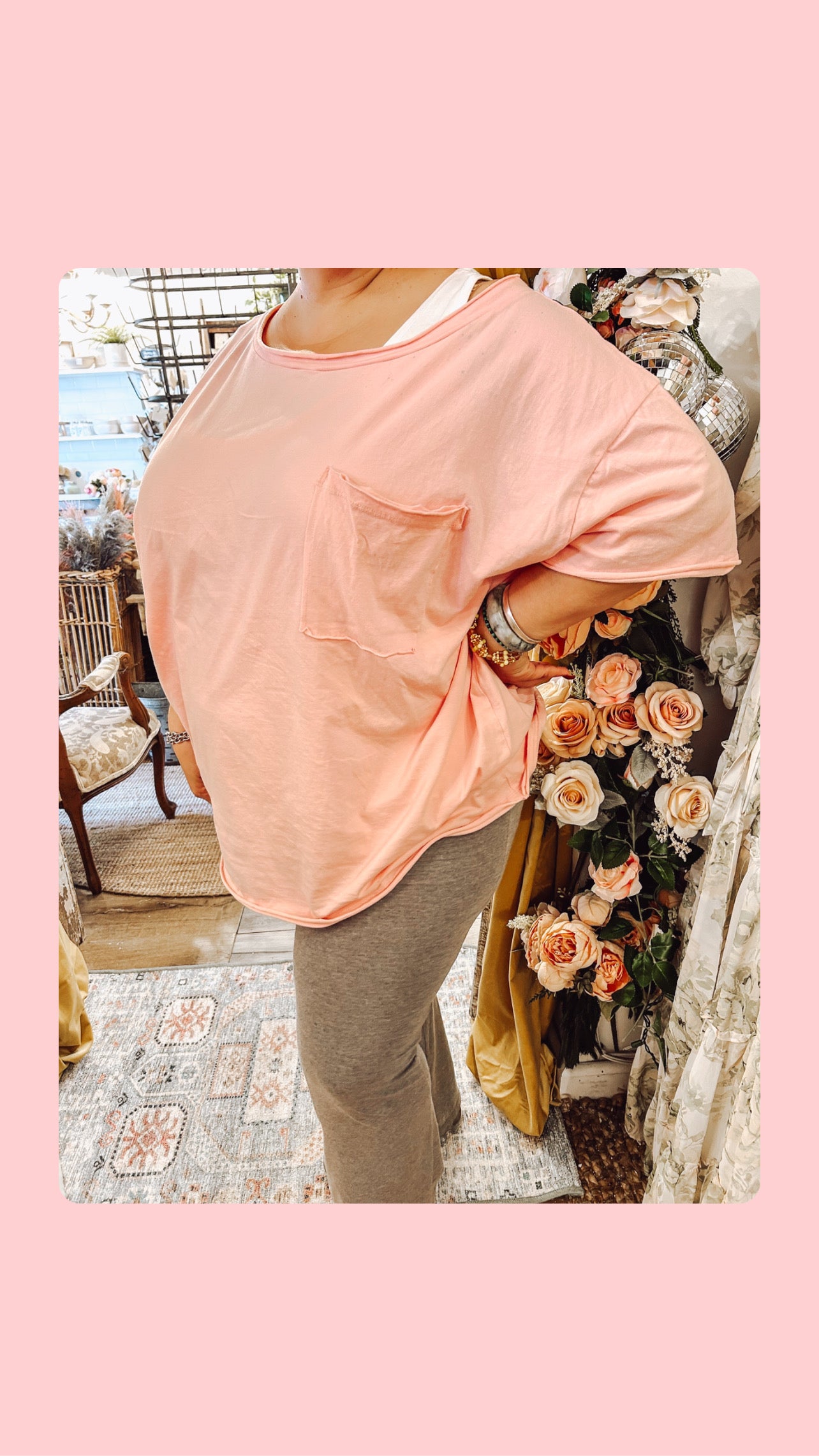 Plus Oversized Neck Boyfriend Tee