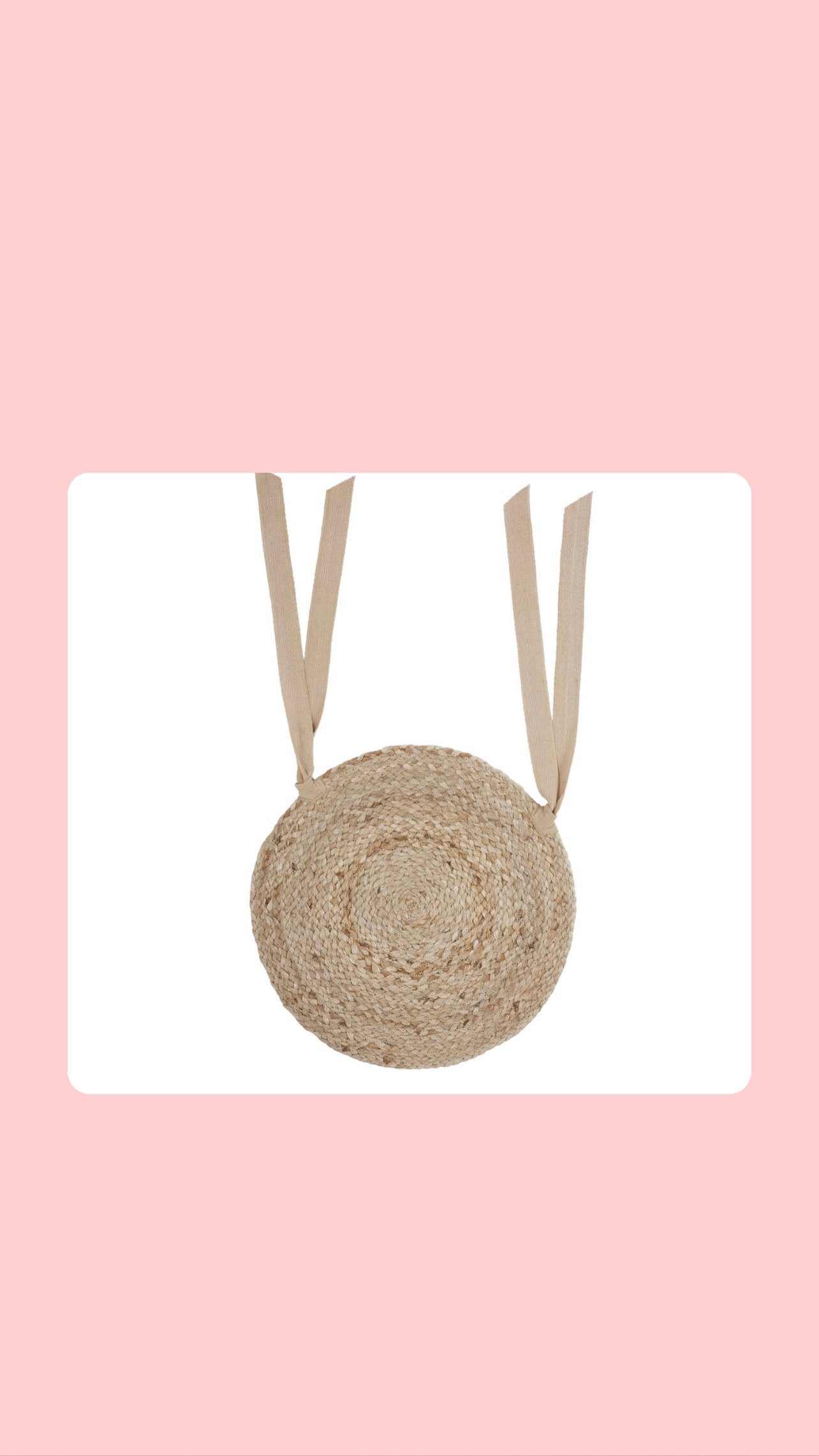 Natural Jute Chair Pad