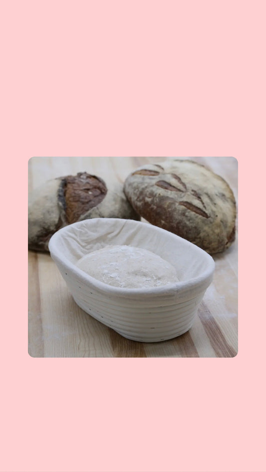 Oval Proofing Basket and Liner